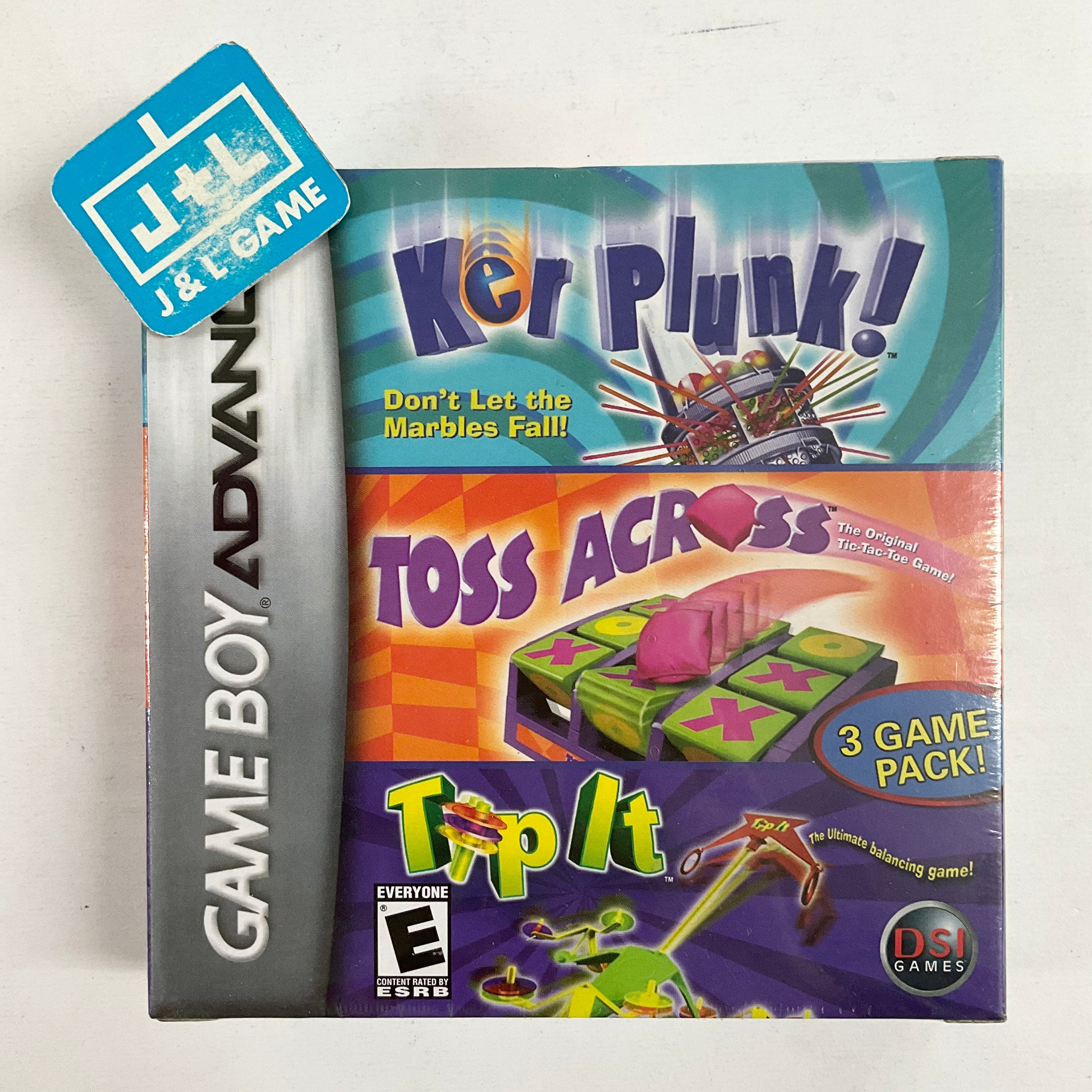 Kerplunk! / Toss Across / Tip It - (GBA) Game Boy Advance Video Games DSI Games   