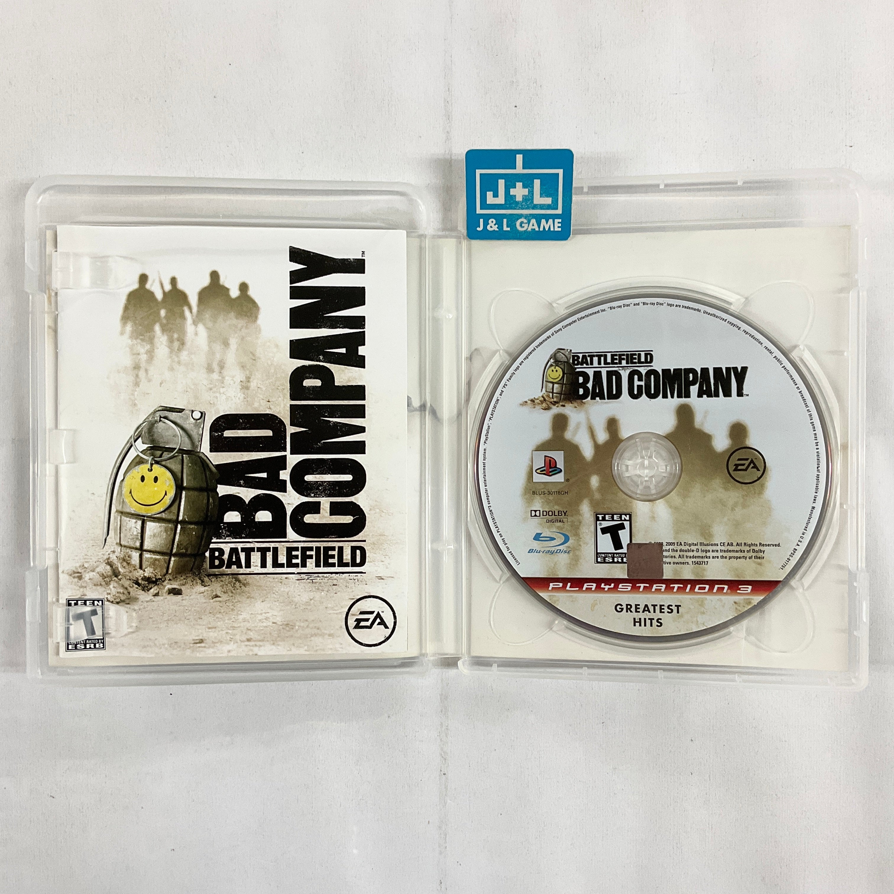 Battlefield: Bad Company (Greatest Hits) - (PS3) PlayStation 3 [Pre-Owned] Video Games EA Games   