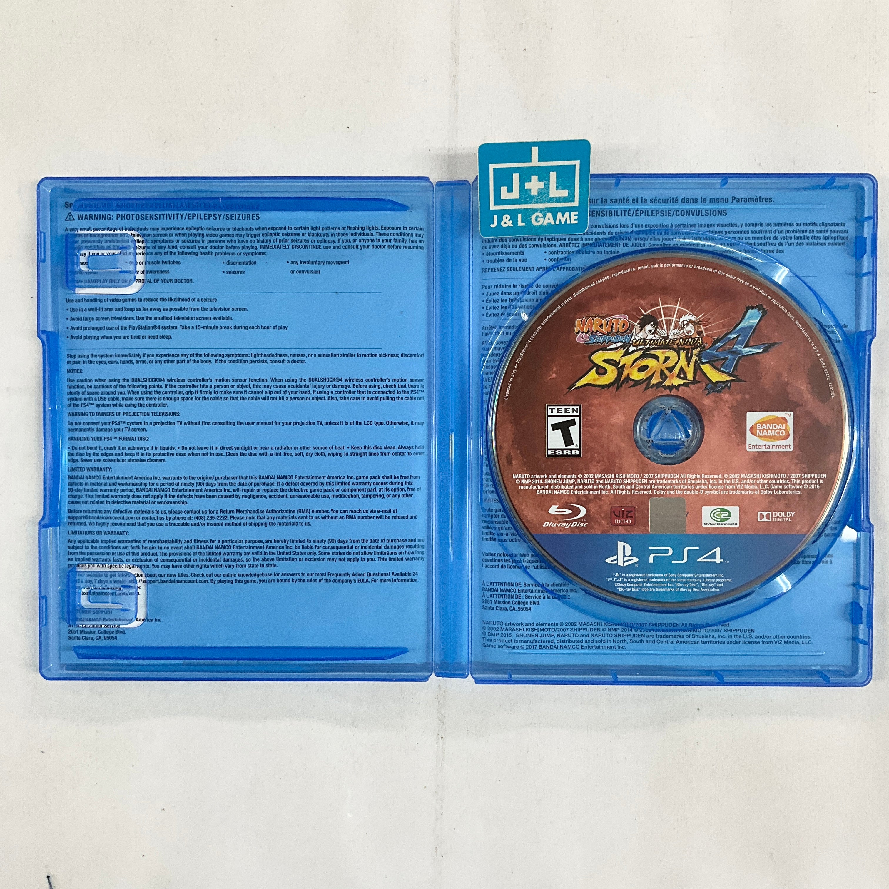 Naruto Shippuden: Ultimate Ninja Storm 4 - Road to Boruto - (PS4) PlayStation 4 [Pre-Owned] Video Games BANDAI NAMCO Entertainment