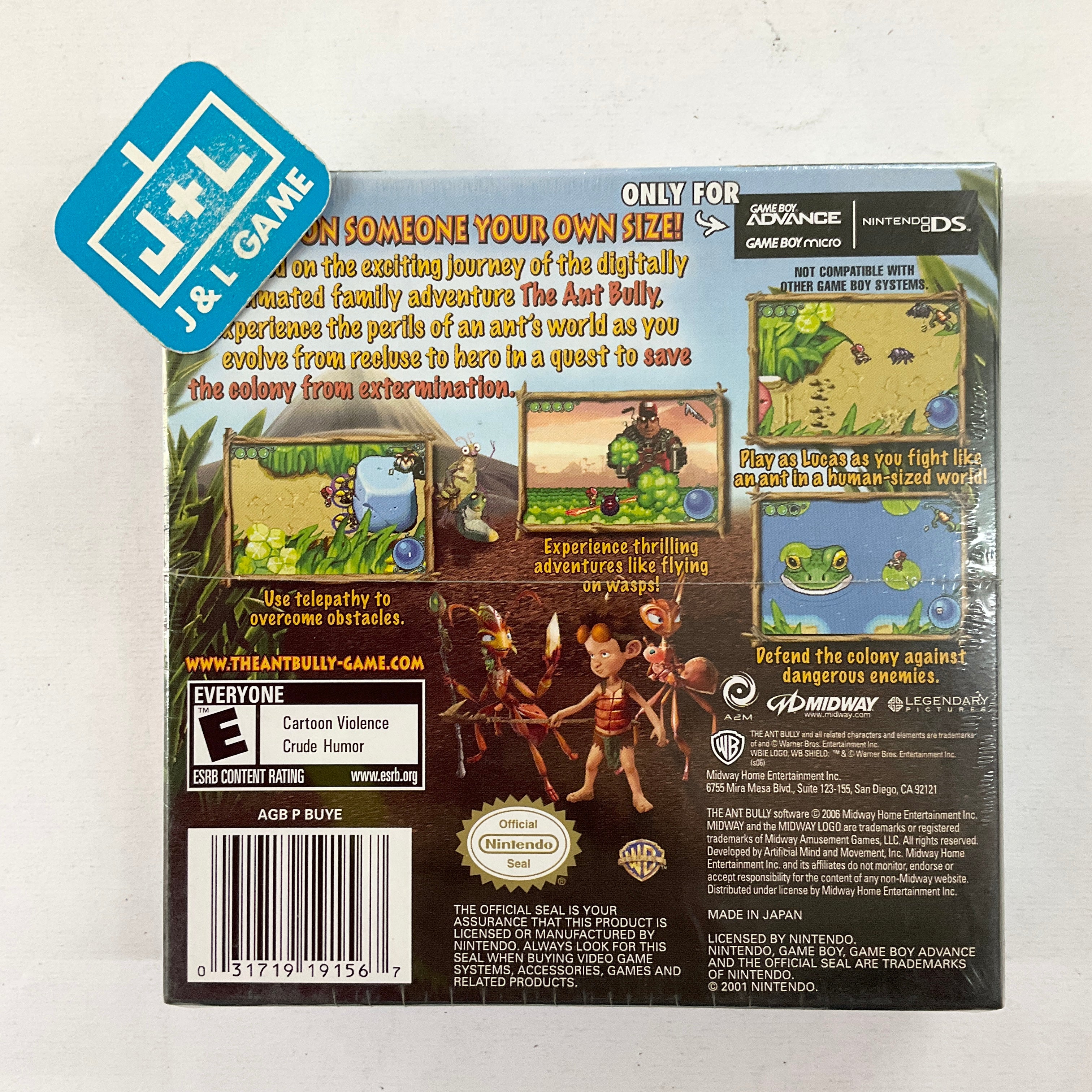 The Ant Bully - (GBA) Game Boy Advance Video Games Midway   