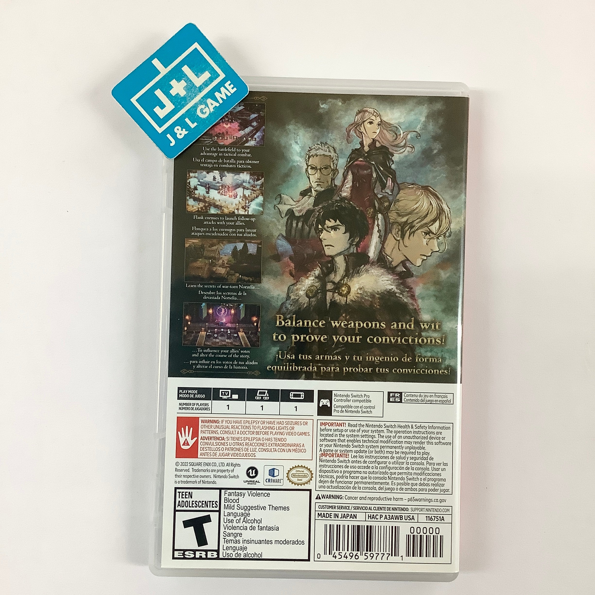 Triangle Strategy - (NSW) Nintendo Switch [Pre-Owned] Video Games Nintendo   