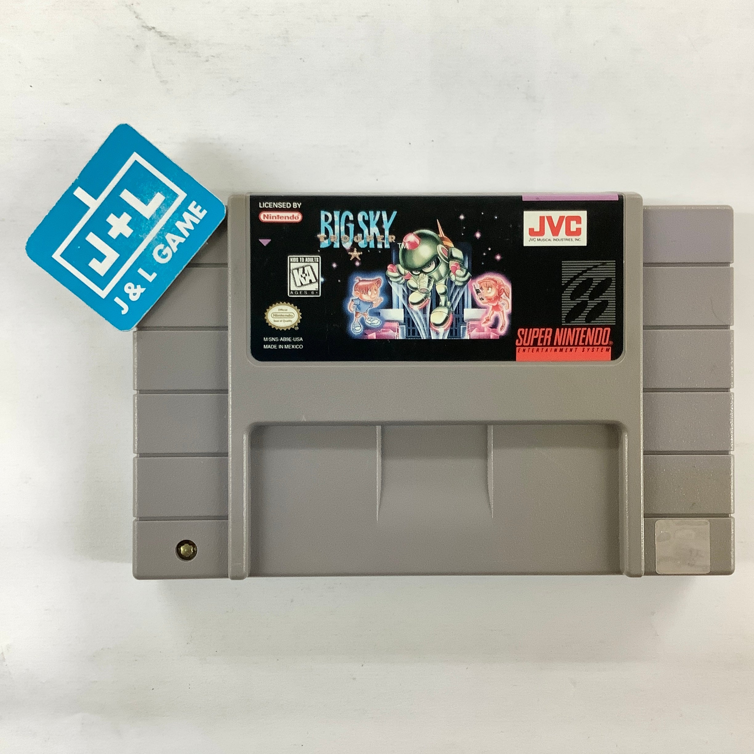 Big Sky Trooper - (SNES) Super Nintendo [Pre-Owned] Video Games JVC Musical Industries, Inc.   