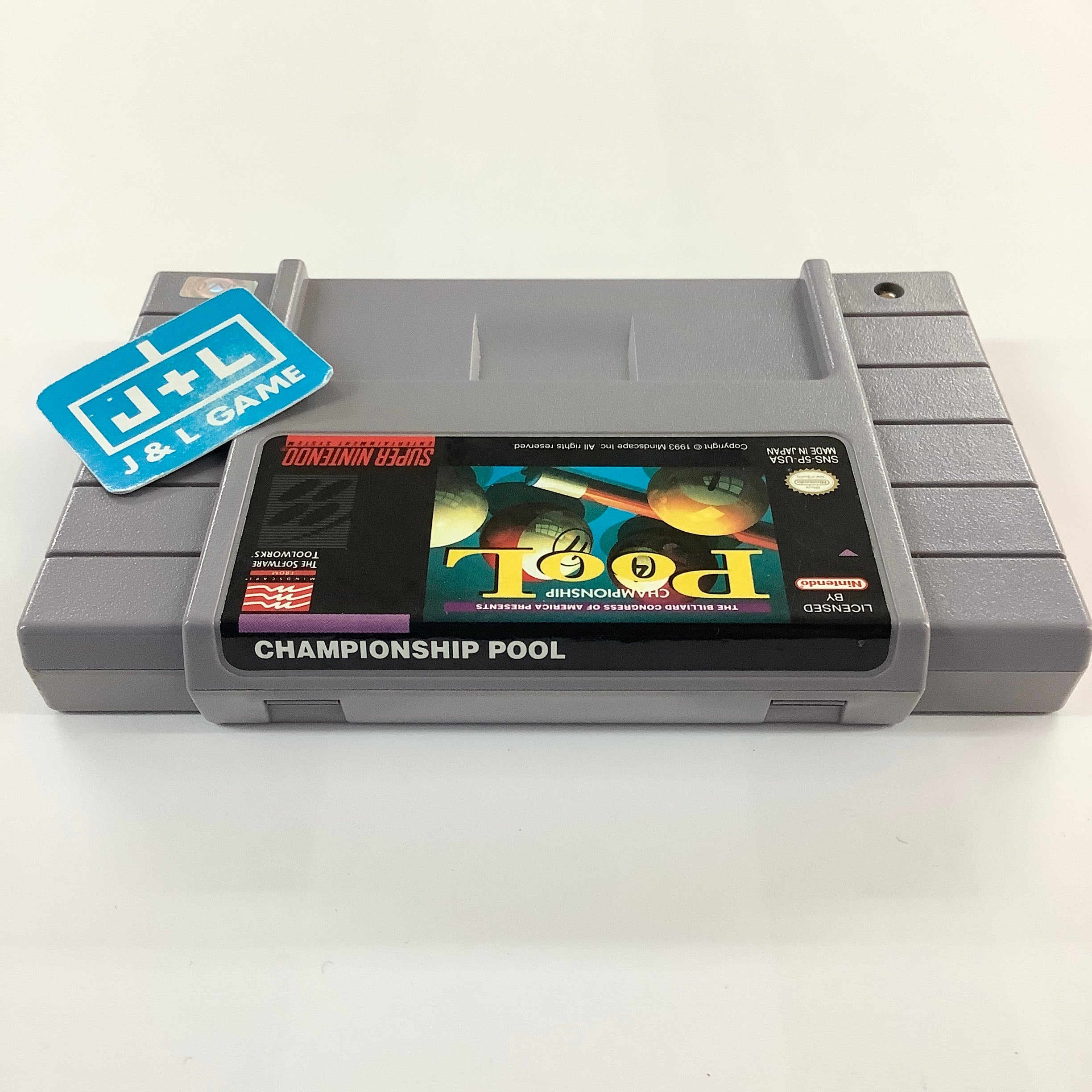 Championship Pool - (SNES) Super Nintendo [Pre-Owned] Video Games Mindscape   