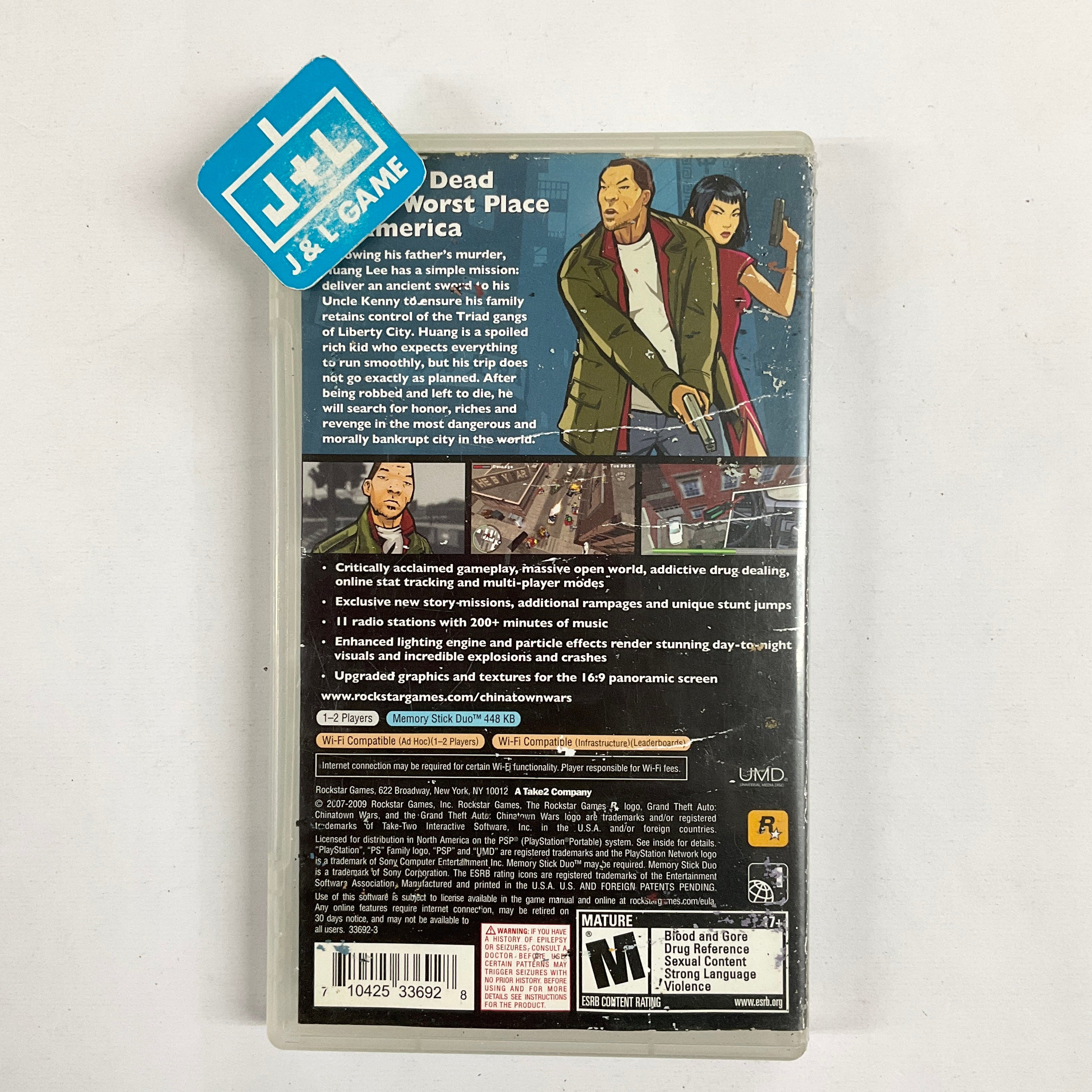 Grand Theft Auto: Chinatown Wars - SONY PSP [Pre-Owned] Video Games Rockstar Games   