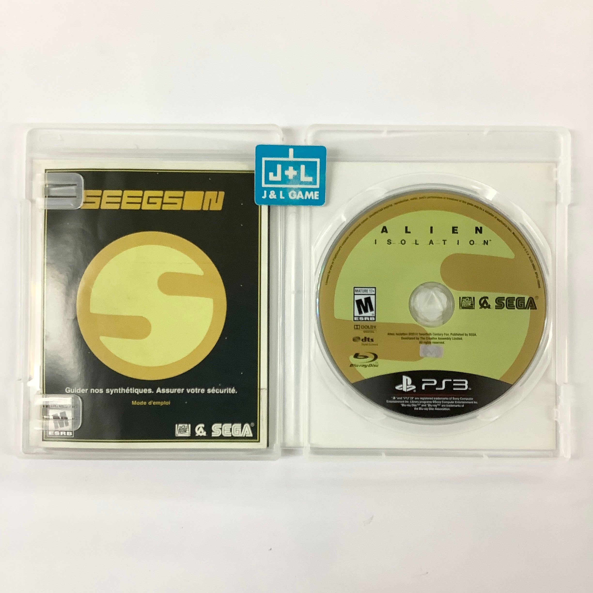 Alien: Isolation (Nostromo Edition) - (PS3) PlayStation 3 [Pre-Owned] Video Games Sega   