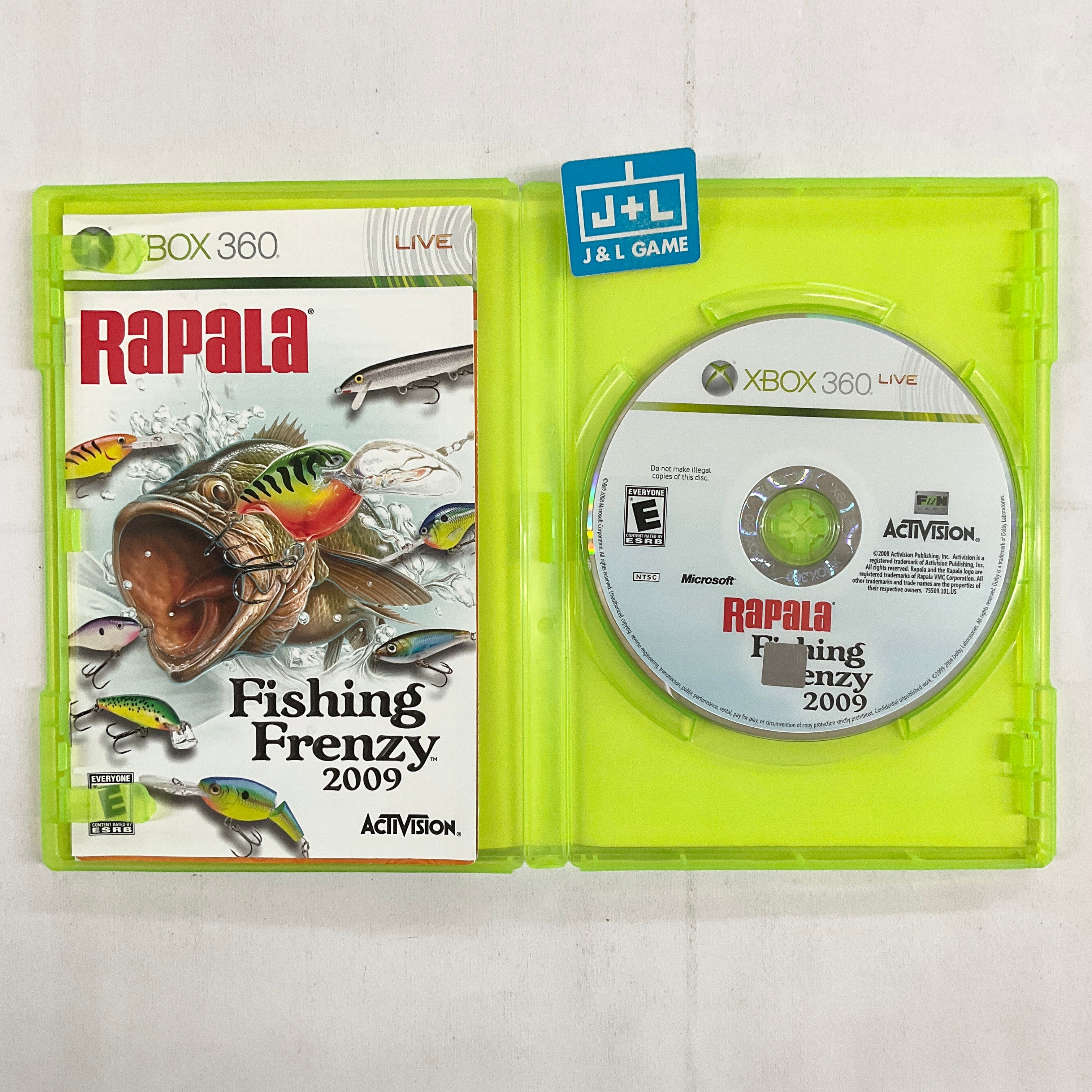 Rapala Fishing Frenzy 2009 - Xbox 360 [Pre-Owned] | J&L Game