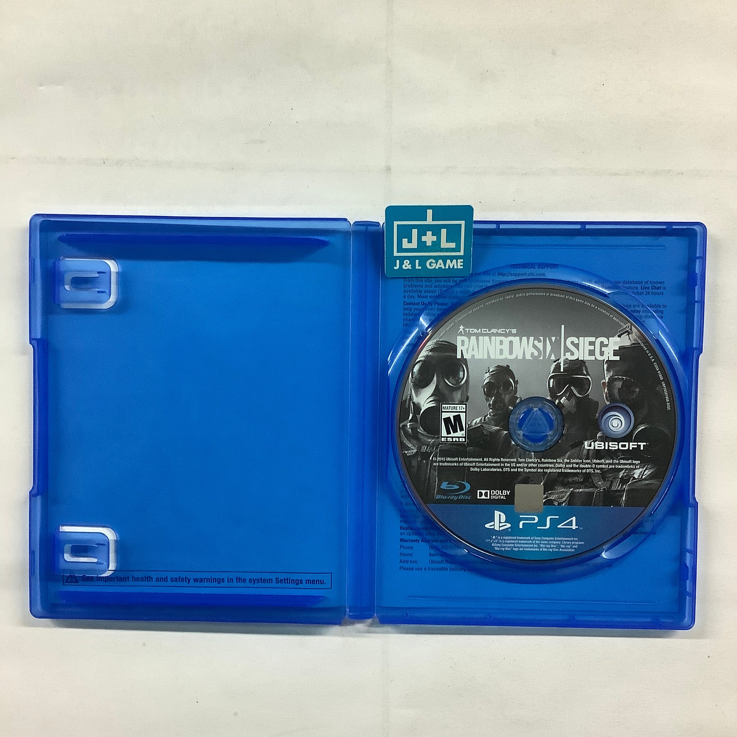 Tom Clancy's Rainbow Six Siege - (PS4) PlayStation 4 [Pre-Owned] Video Games Ubisoft   