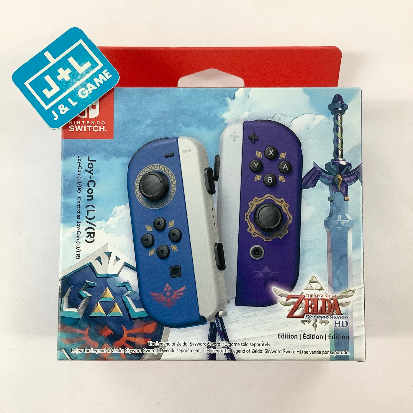 Nintendo Joy-Con (L)/(R) - The Legend of Zelda: Skyward Sword HD Editi |  J&L Game