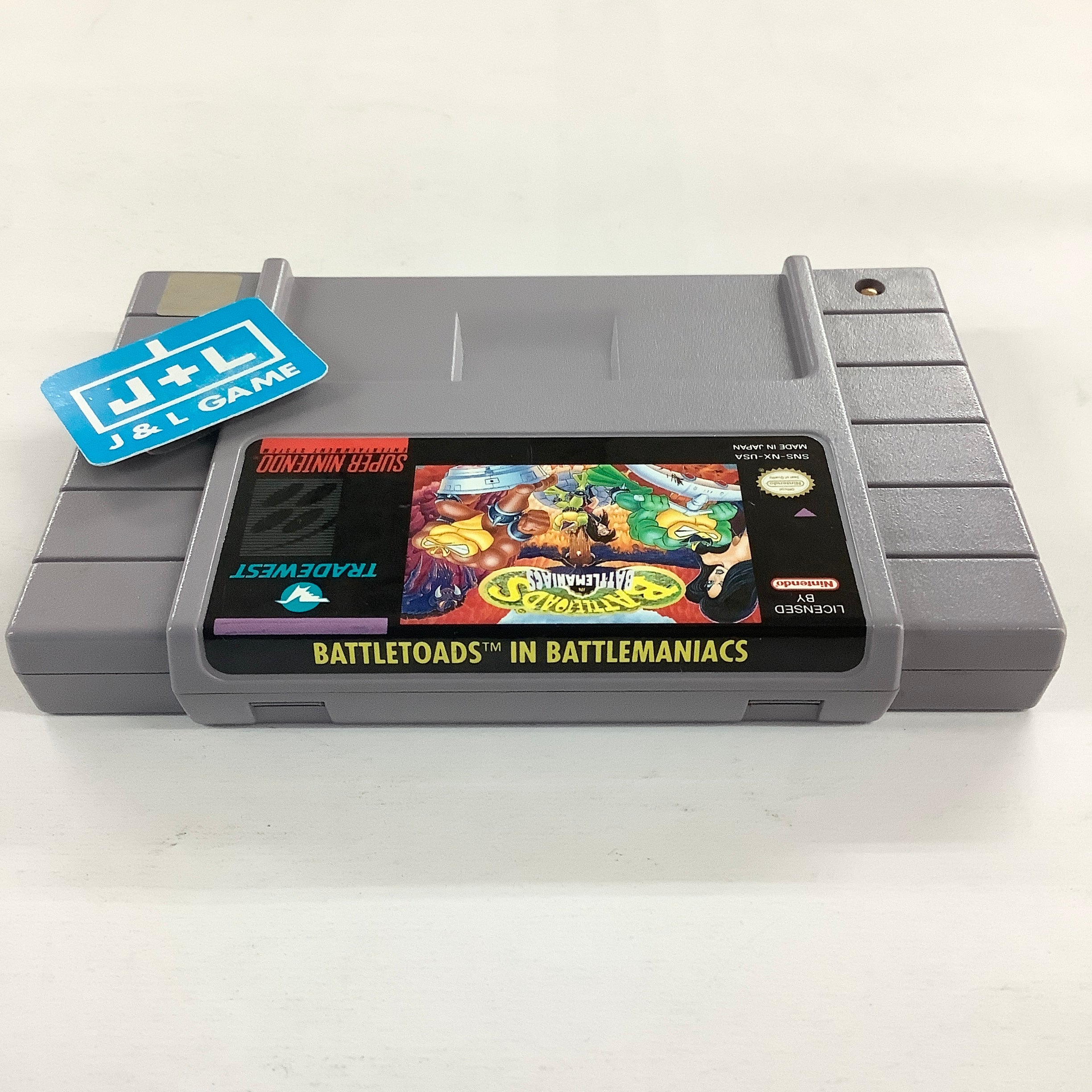 Battletoads in Battlemaniacs - (SNES) Super Nintendo [Pre-Owned] Video Games Tradewest   