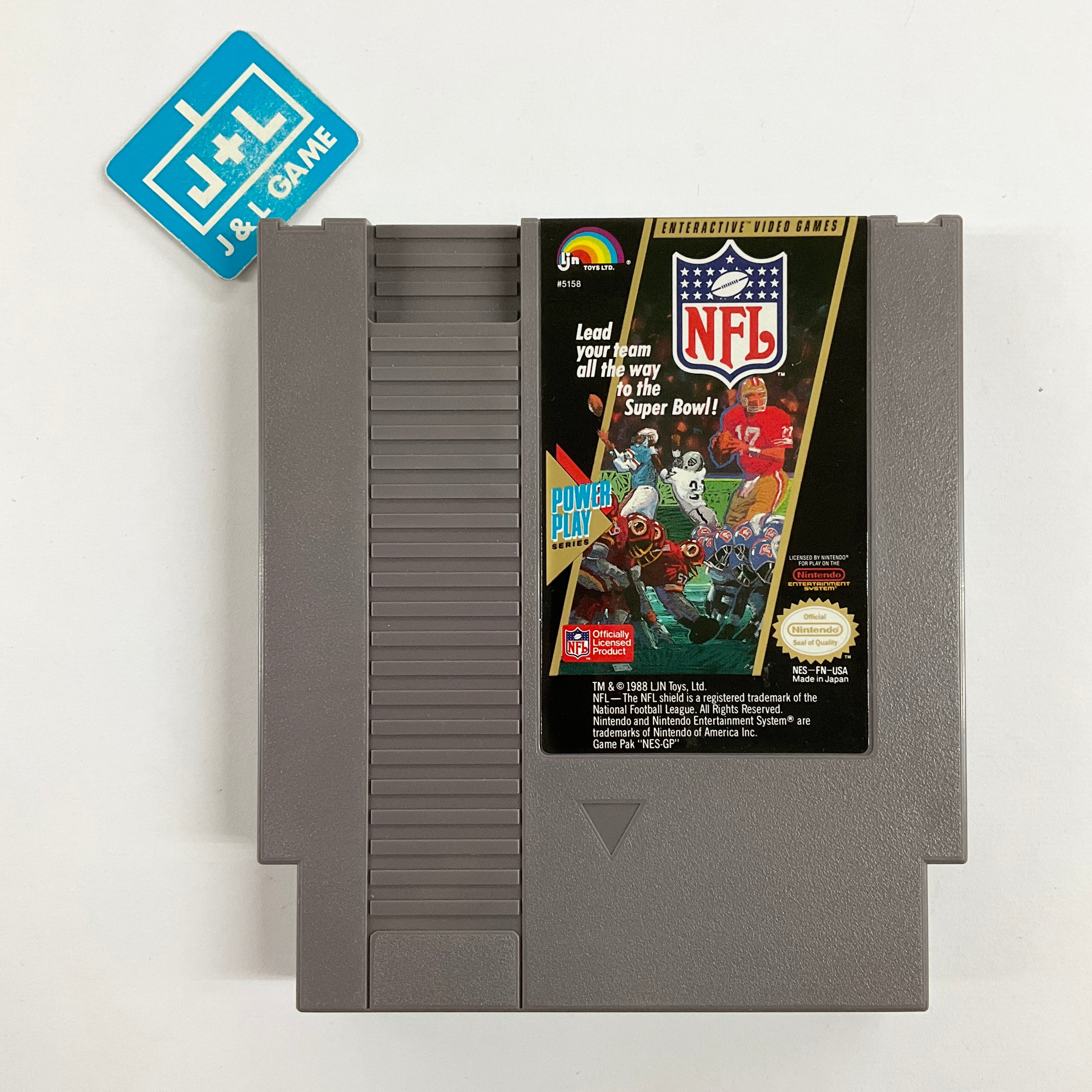 NFL Football - (NES) Nintendo Entertainment System [Pre-Owned] Video Games LJN Ltd.   