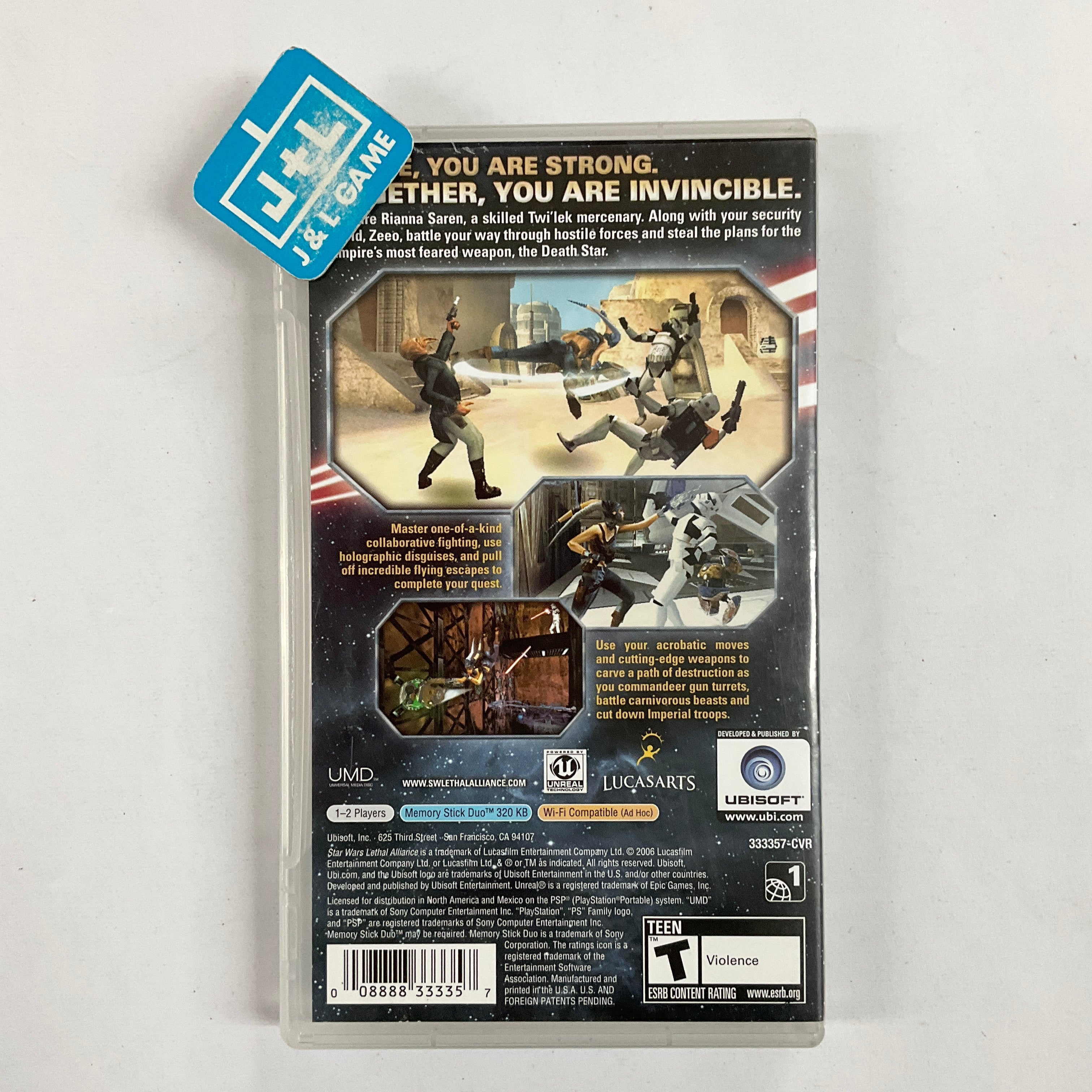 Star Wars: Lethal Alliance - Sony PSP [Pre-Owned] Video Games Ubisoft   