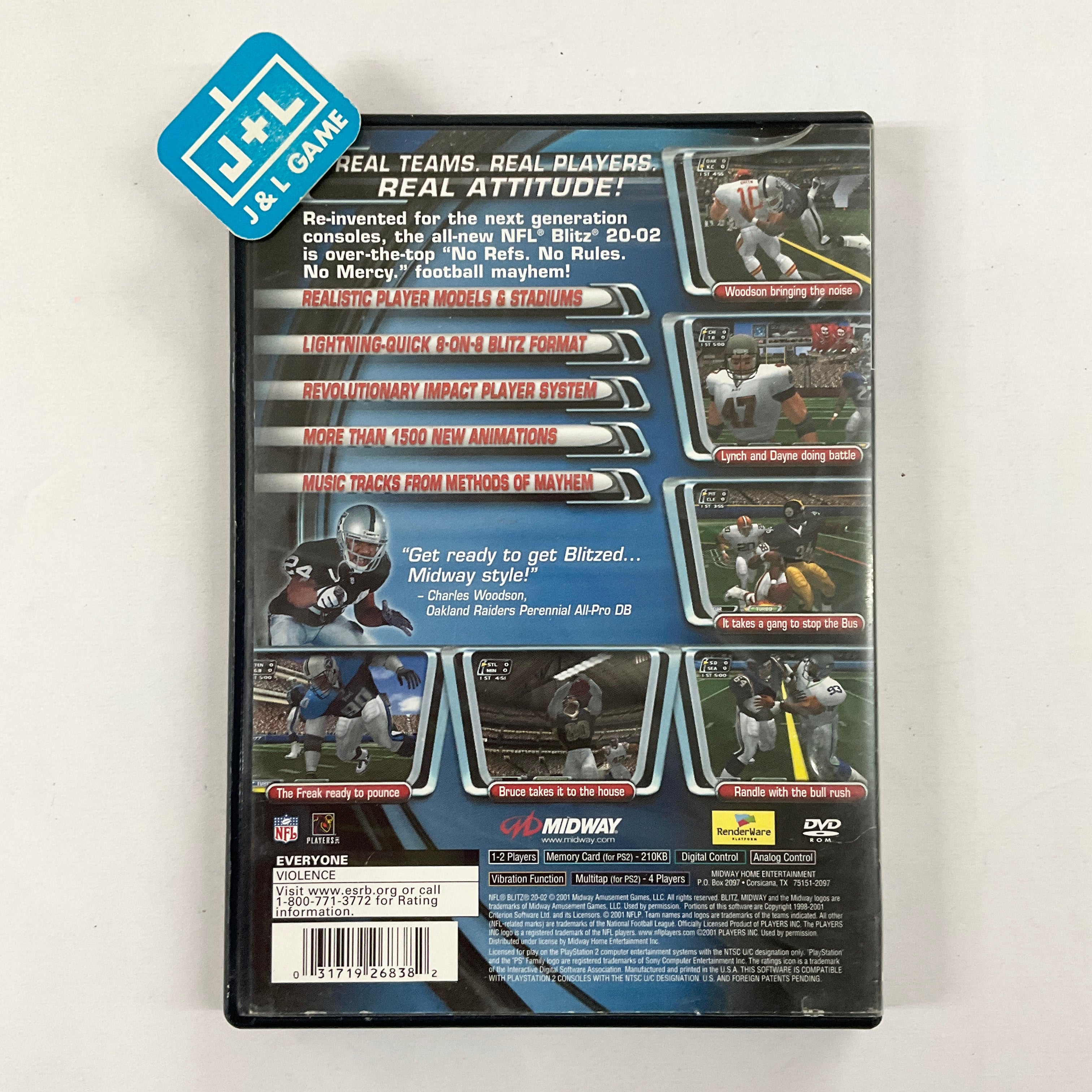 NFL Blitz 20-02 - (PS2) PlayStation 2 [Pre-Owned] Video Games Midway   