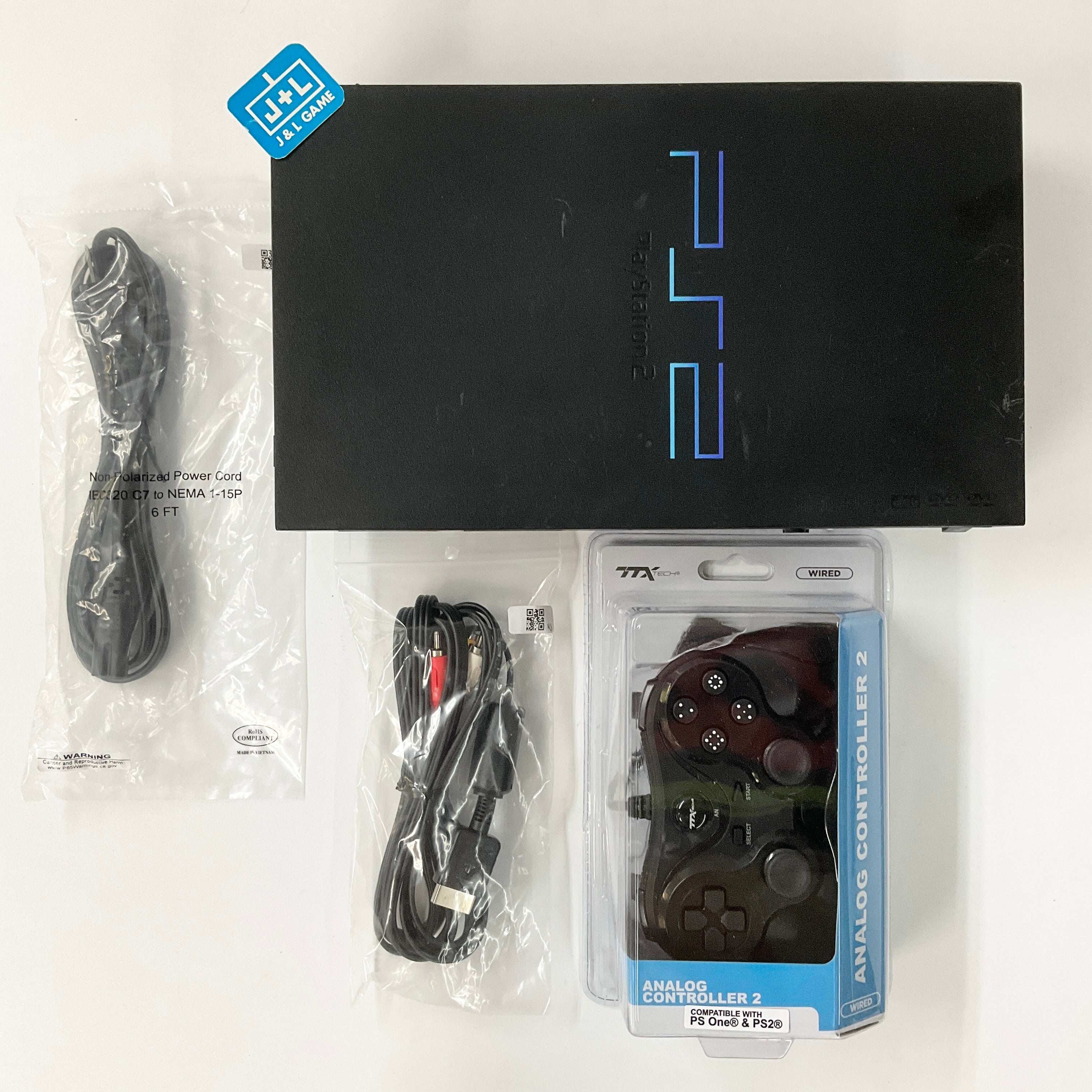 Sony PlayStation 2 Console (Black) - (PS2) Playstation 2 [Pre-Owned] (Japanese Import) CONSOLE Sony
