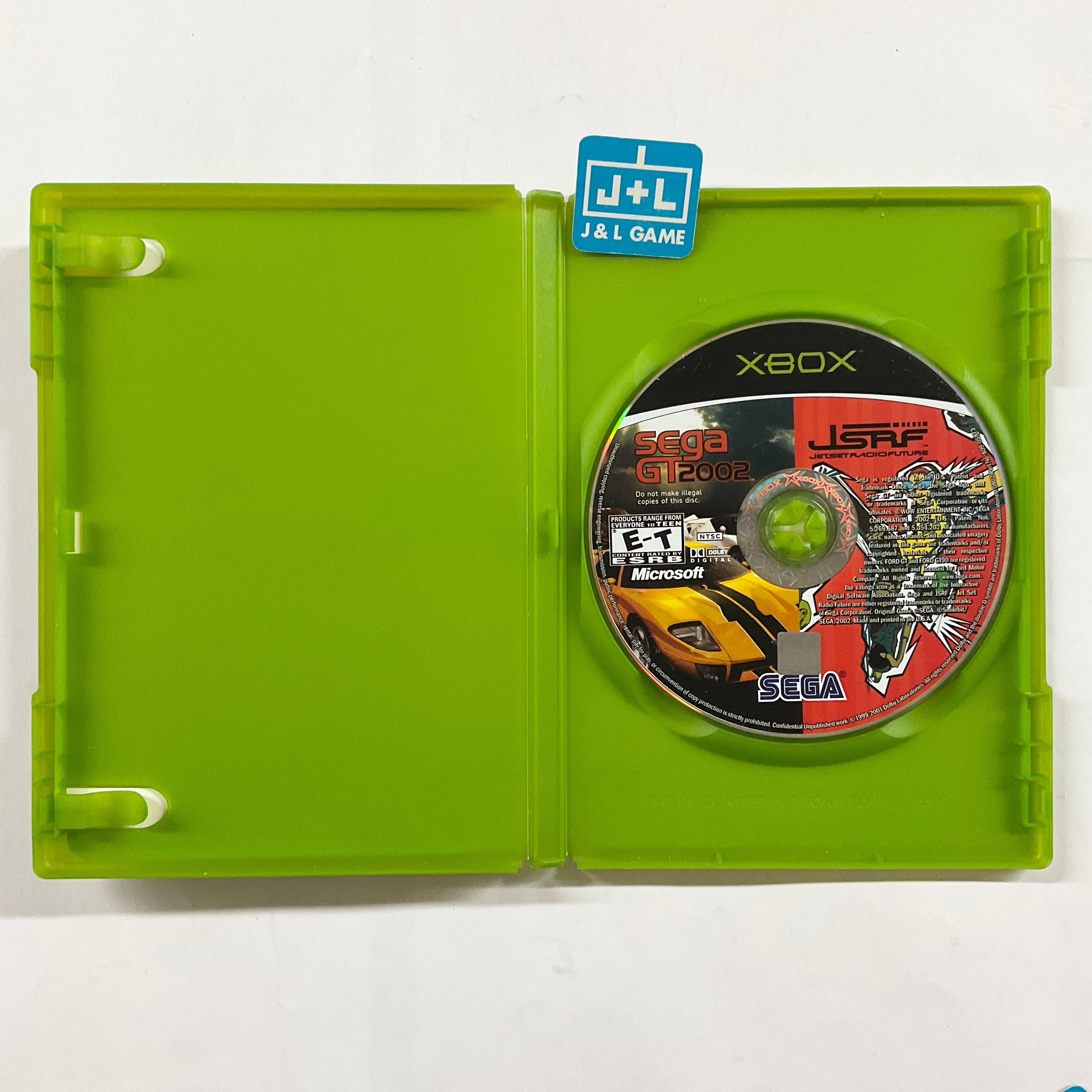 Sega GT 2002 & JSRF: Jet Set Radio Future - (XB) Xbox [Pre-Owned] Video Games Sega   