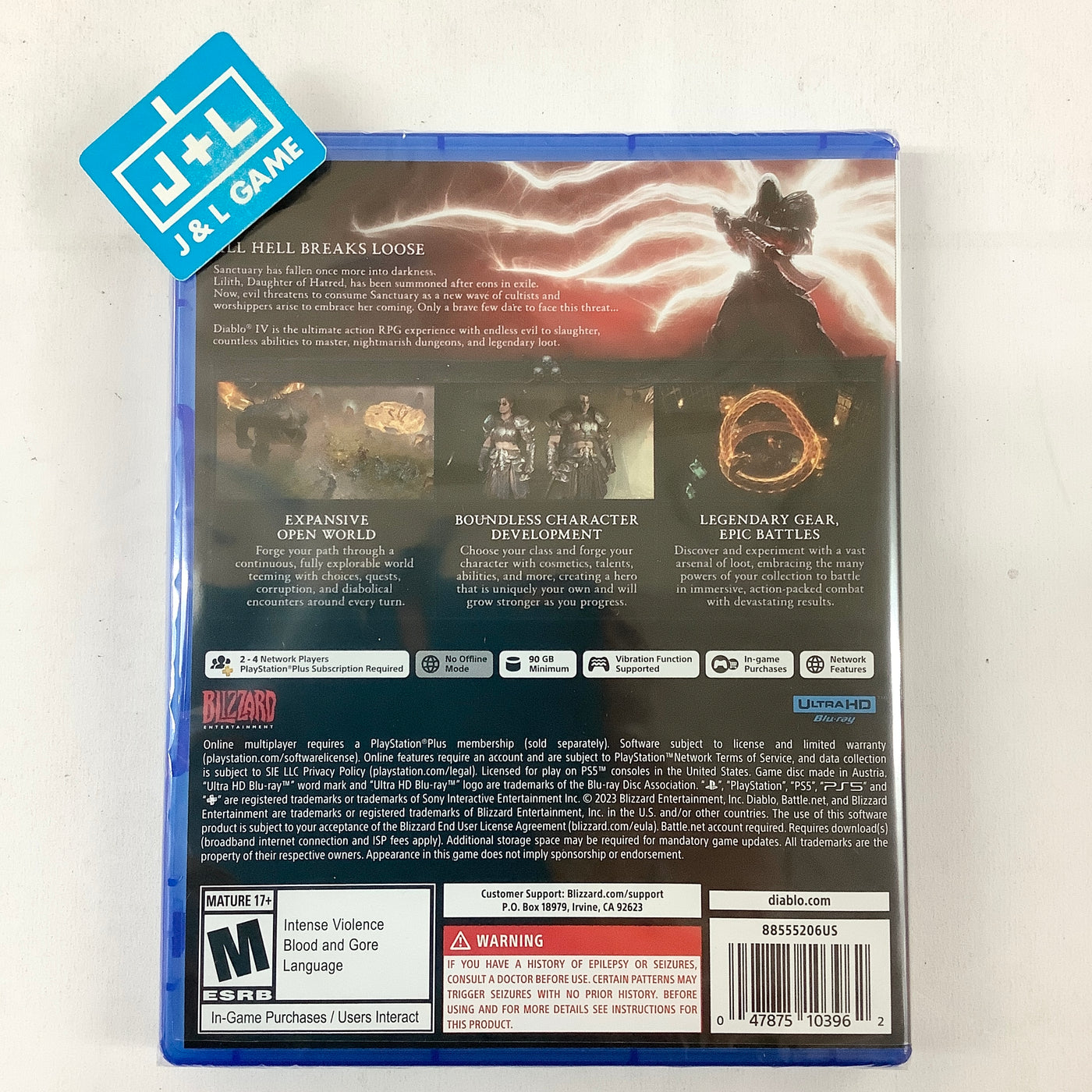 Diablo IV - (PS5) PlayStation 5 | J&L Game