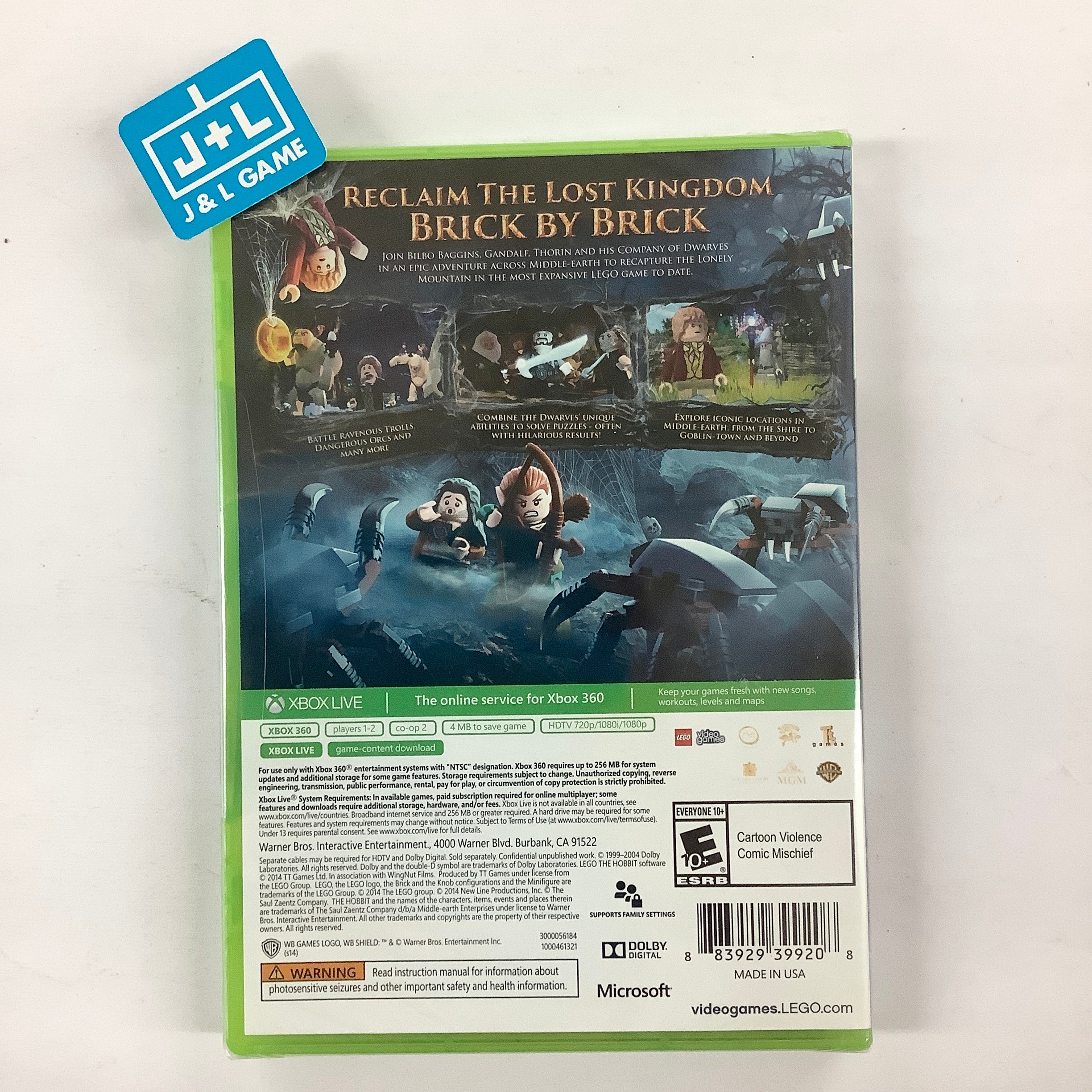 LEGO The Hobbit - Xbox 360 Video Games Warner Bros. Interactive Entertainment   