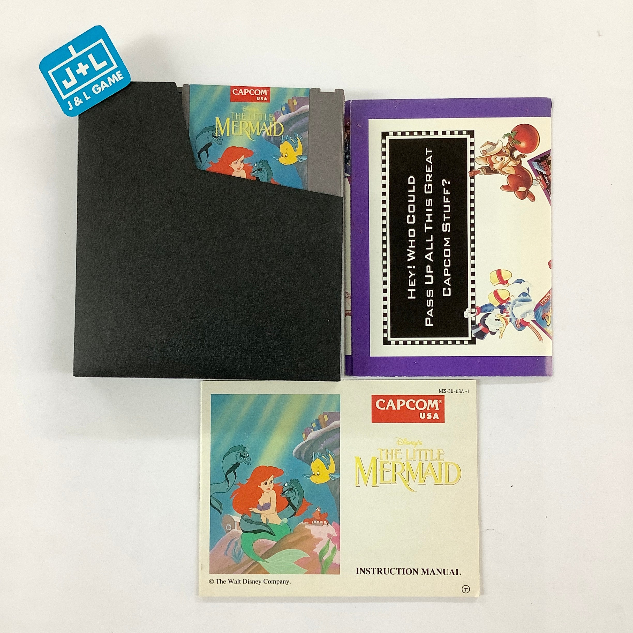 Disney's The Little Mermaid - (NES) Nintendo Entertainment System [Pre-Owned] Video Games Capcom   