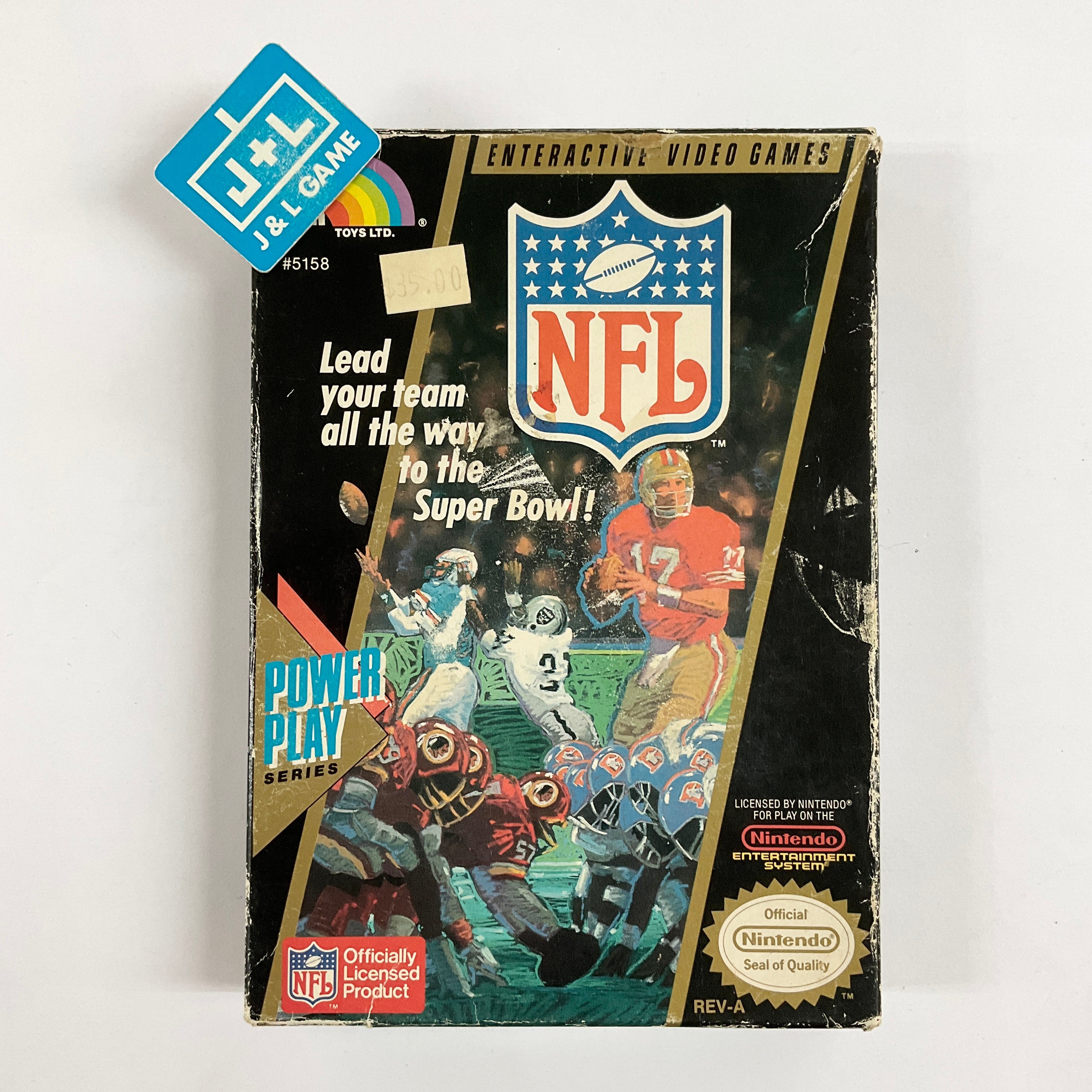 NFL Football - (NES) Nintendo Entertainment System [Pre-Owned] Video Games LJN Ltd.   