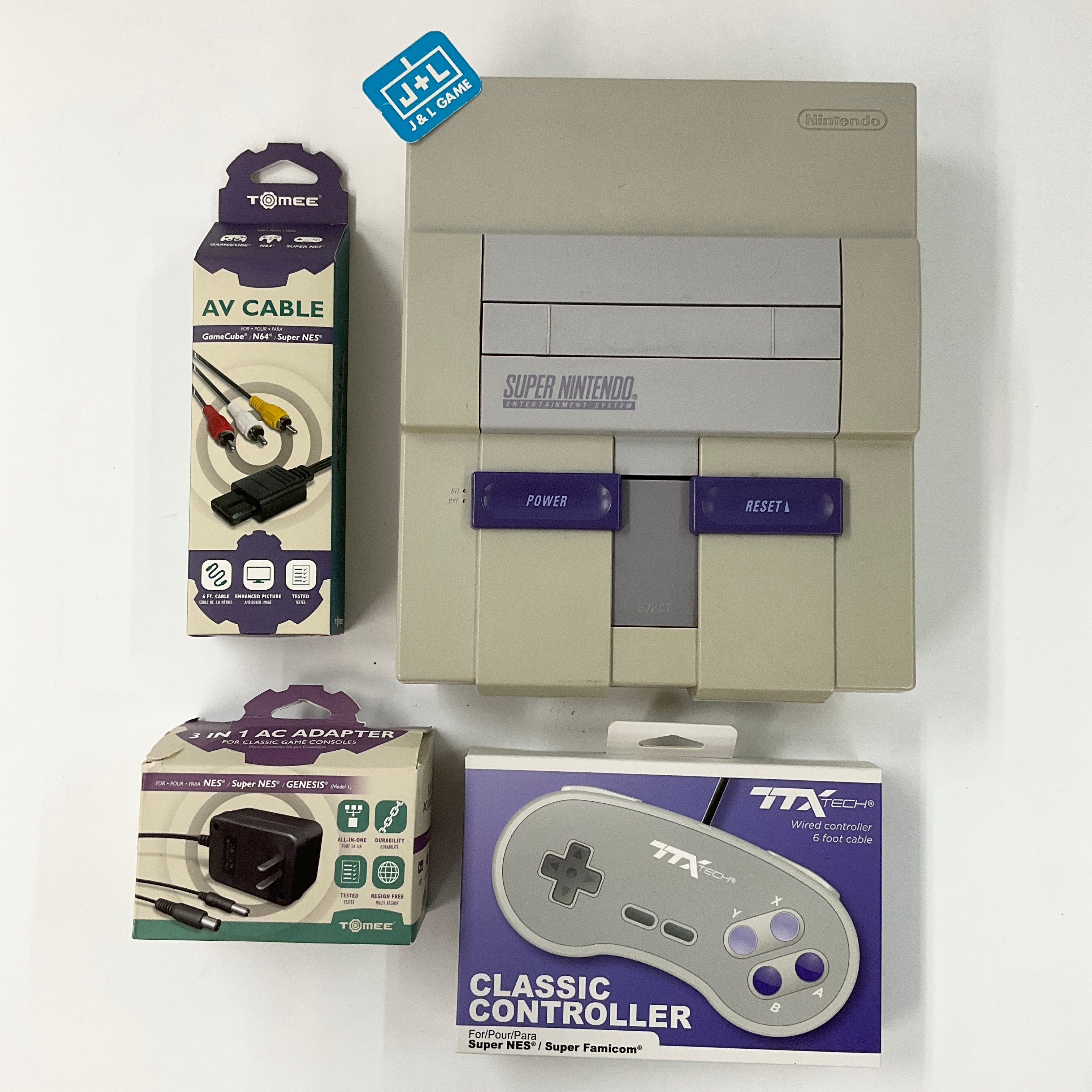 Super Nintendo Console - (SNES) Super Nintendo [Pre-Owned] CONSOLE Nintendo   
