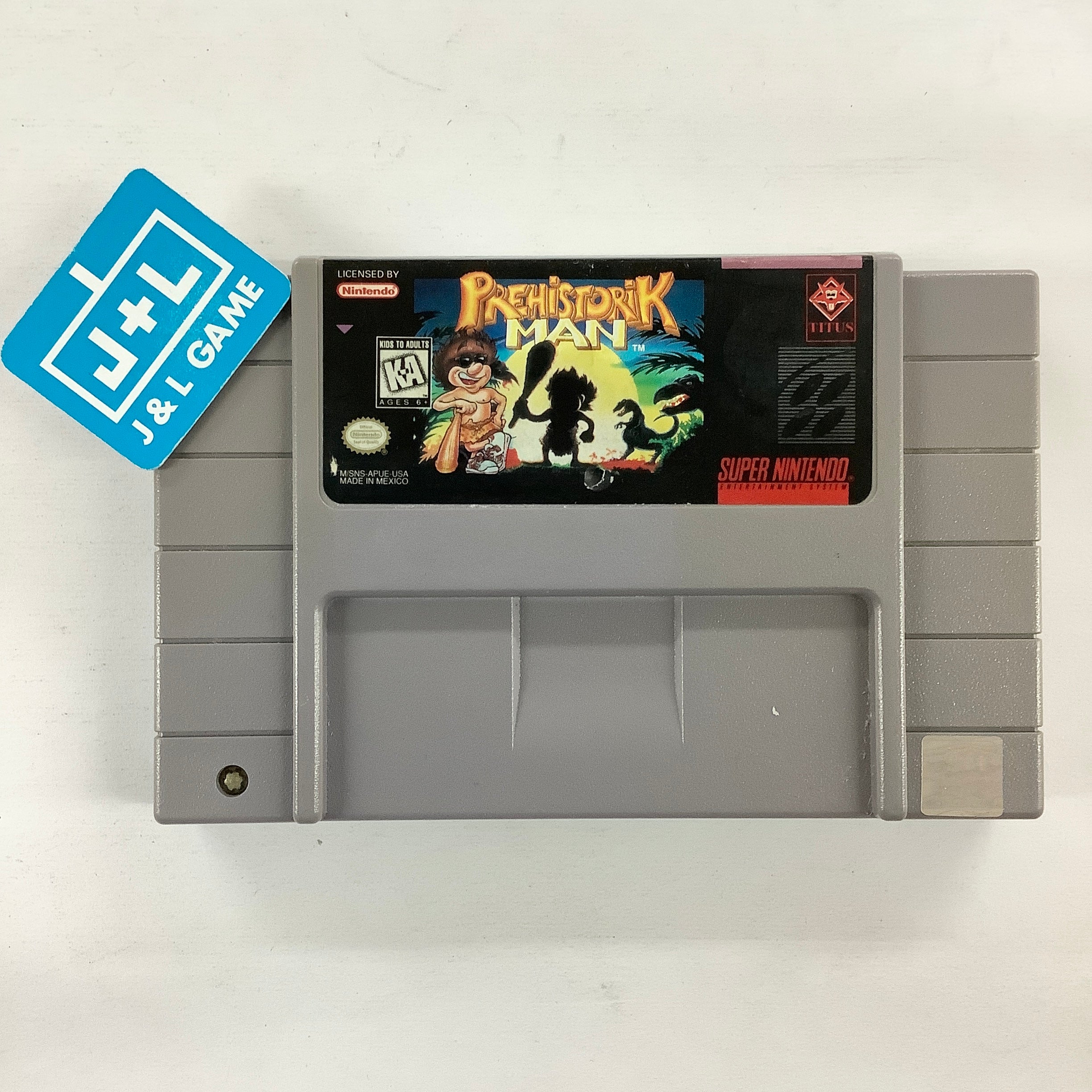 Prehistorik Man - (SNES) Super Nintendo [Pre-Owned] Video Games Titus Software   