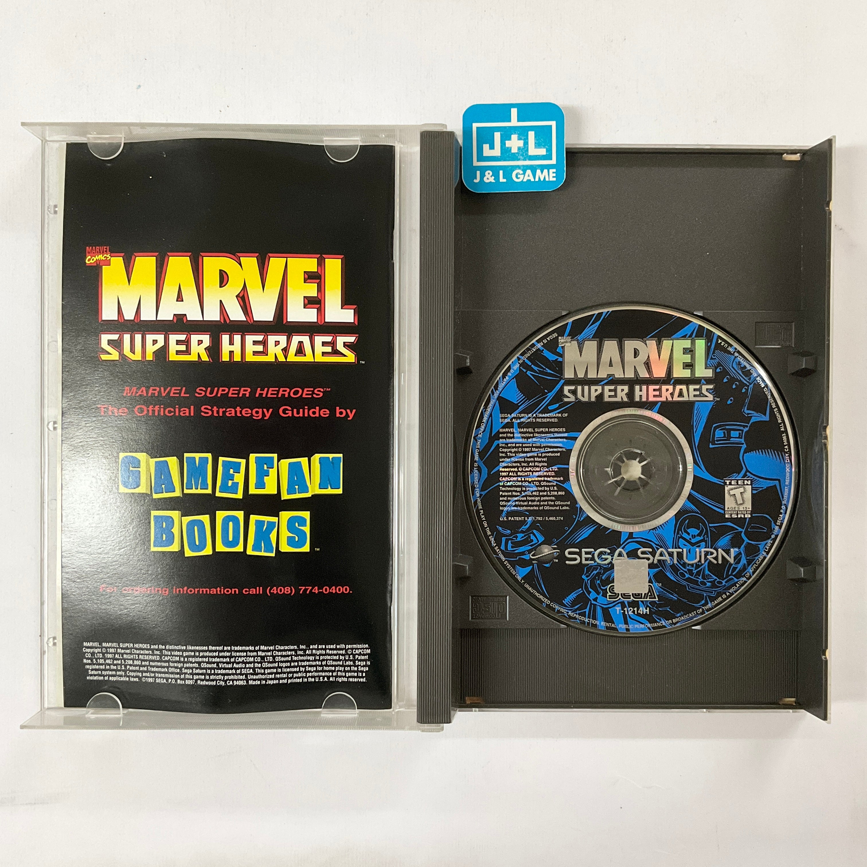 Marvel Super Heroes - (SS) SEGA Saturn [Pre-Owned] Video Games Capcom   