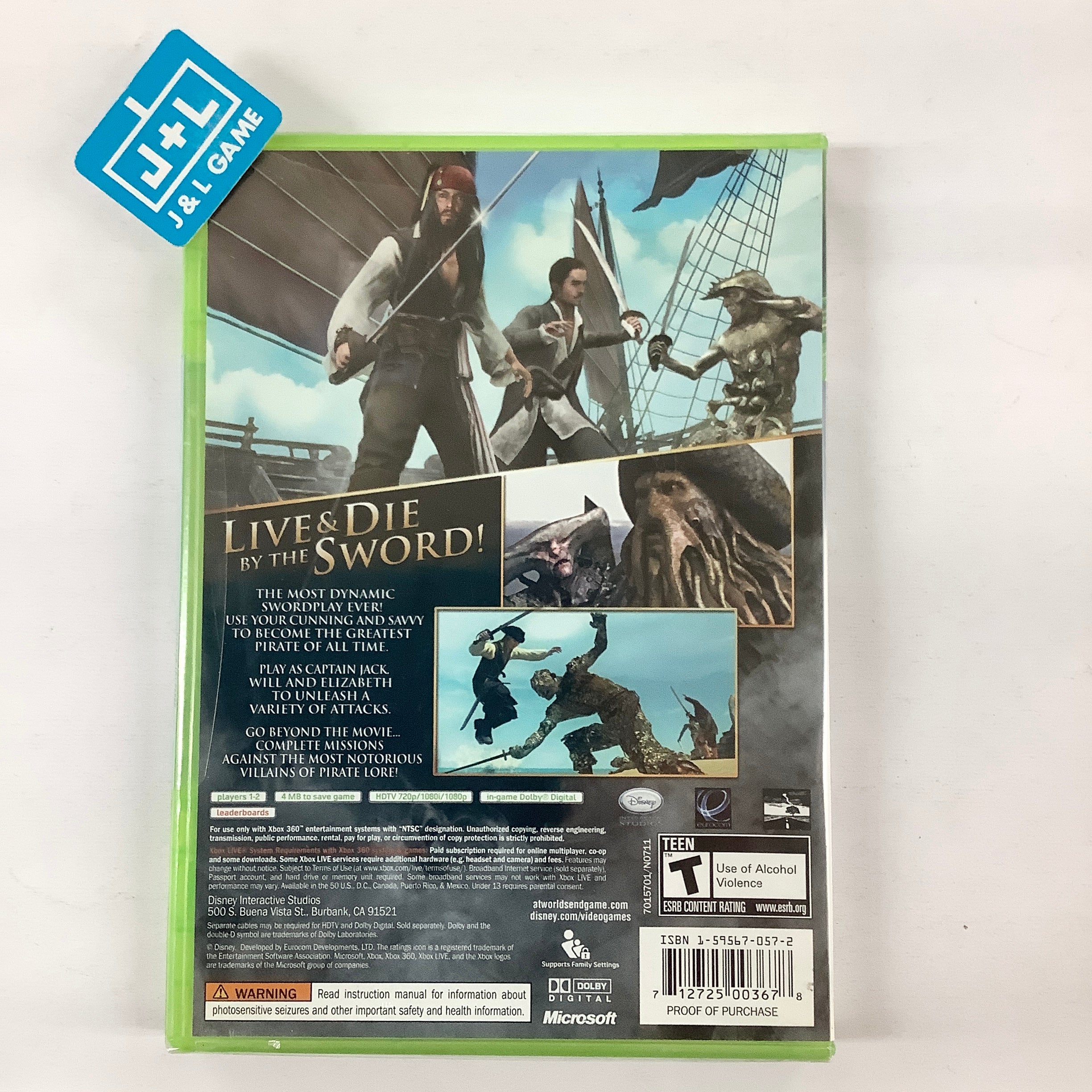 Pirates of the caribbean game xbox 360 online