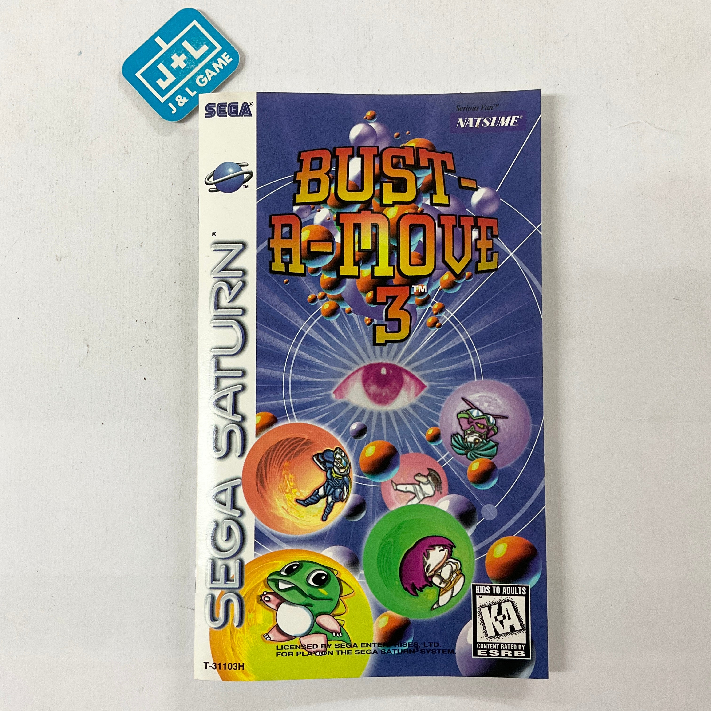 Bust-A-Move 3 - (SS) SEGA Saturn [Pre-Owned] | J&L Game