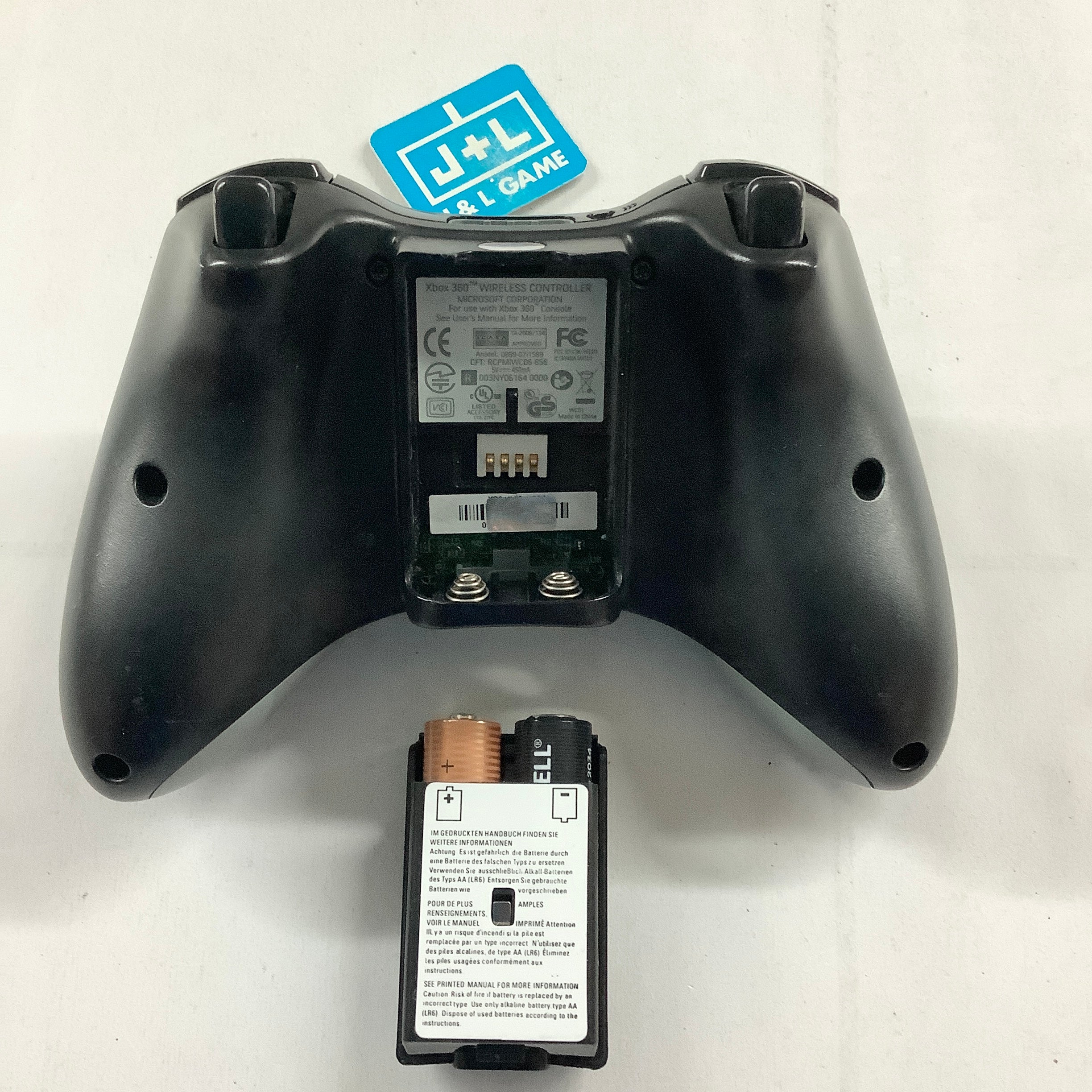 Xbox 360 Controller Battery Cover (Black) - Xbox 360 Accessories Microsoft   