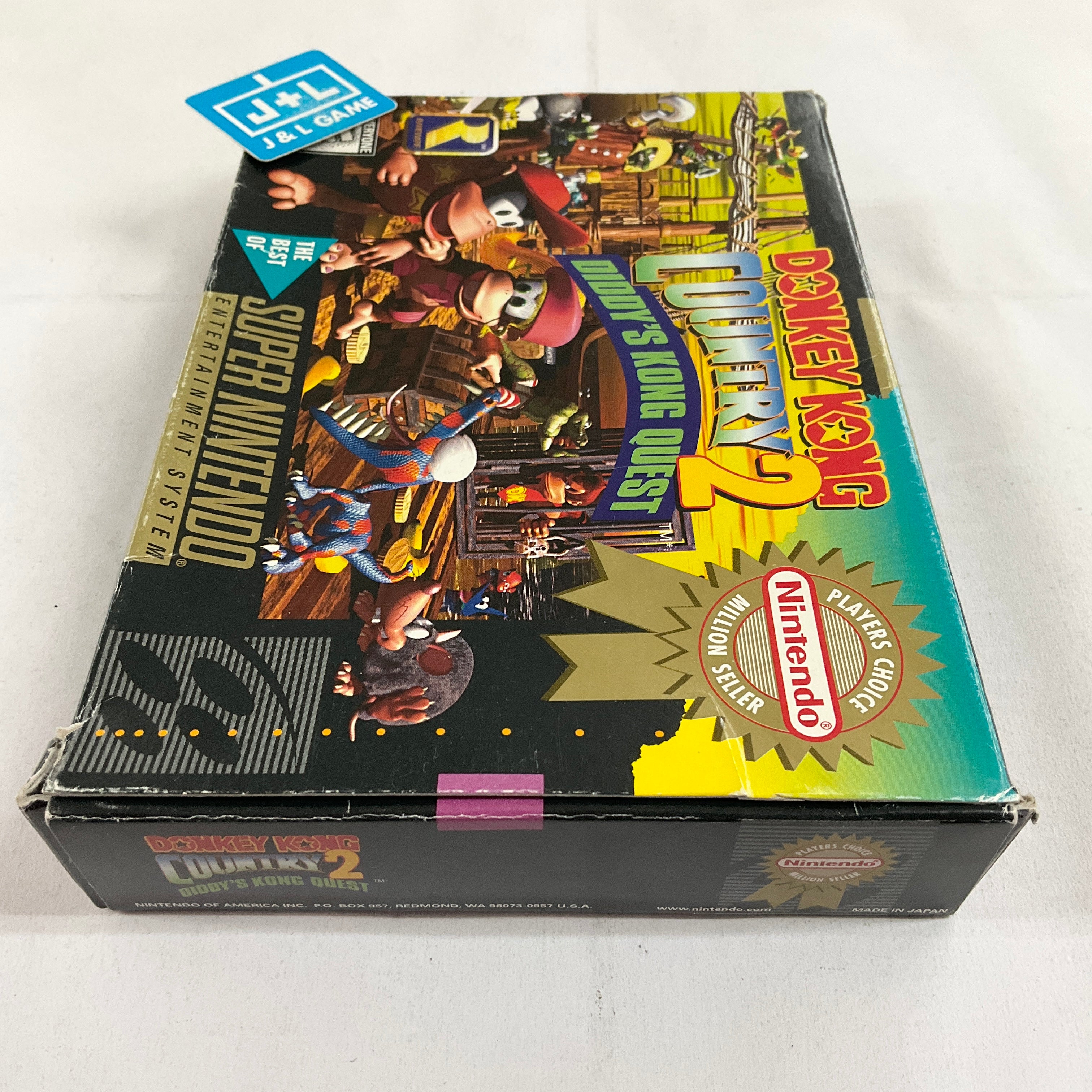 Donkey Kong Country 2: Diddy's Kong Quest (Player's Choice) - (SNES) Super Nintendo [Pre-Owned] Video Games Nintendo   