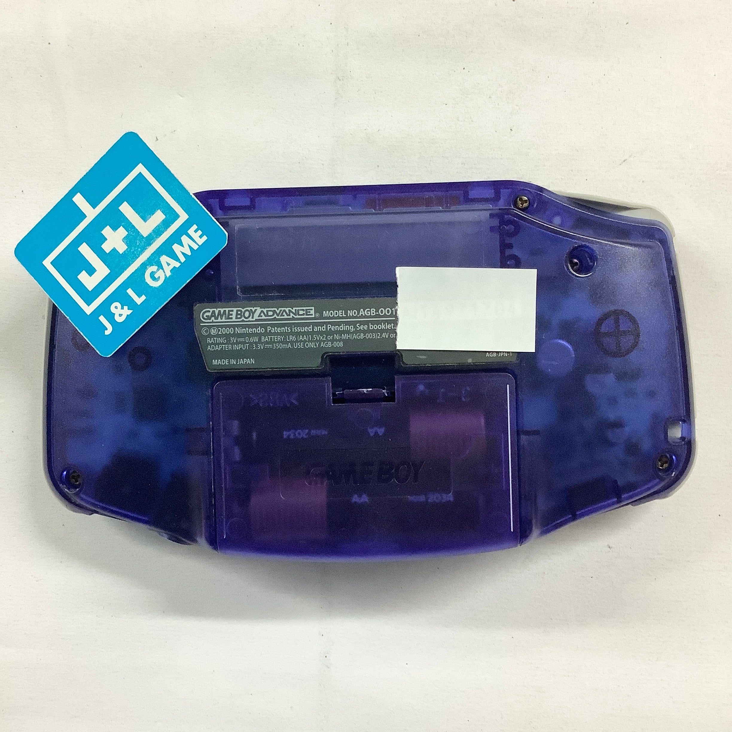 Nintendo Game Boy Advance Console (Clear Dark Blue) - (GBA) Game Boy Advance [Pre-Owned] Consoles Nintendo   