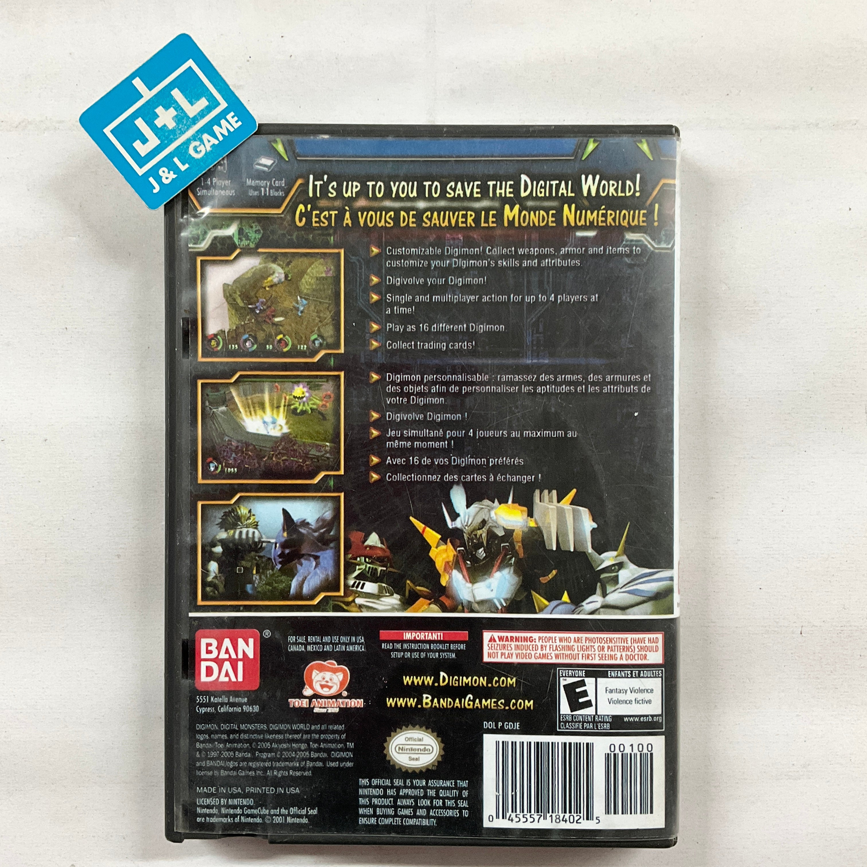 Digimon World 4 - (GC) GameCube [Pre-Owned] Video Games Bandai   