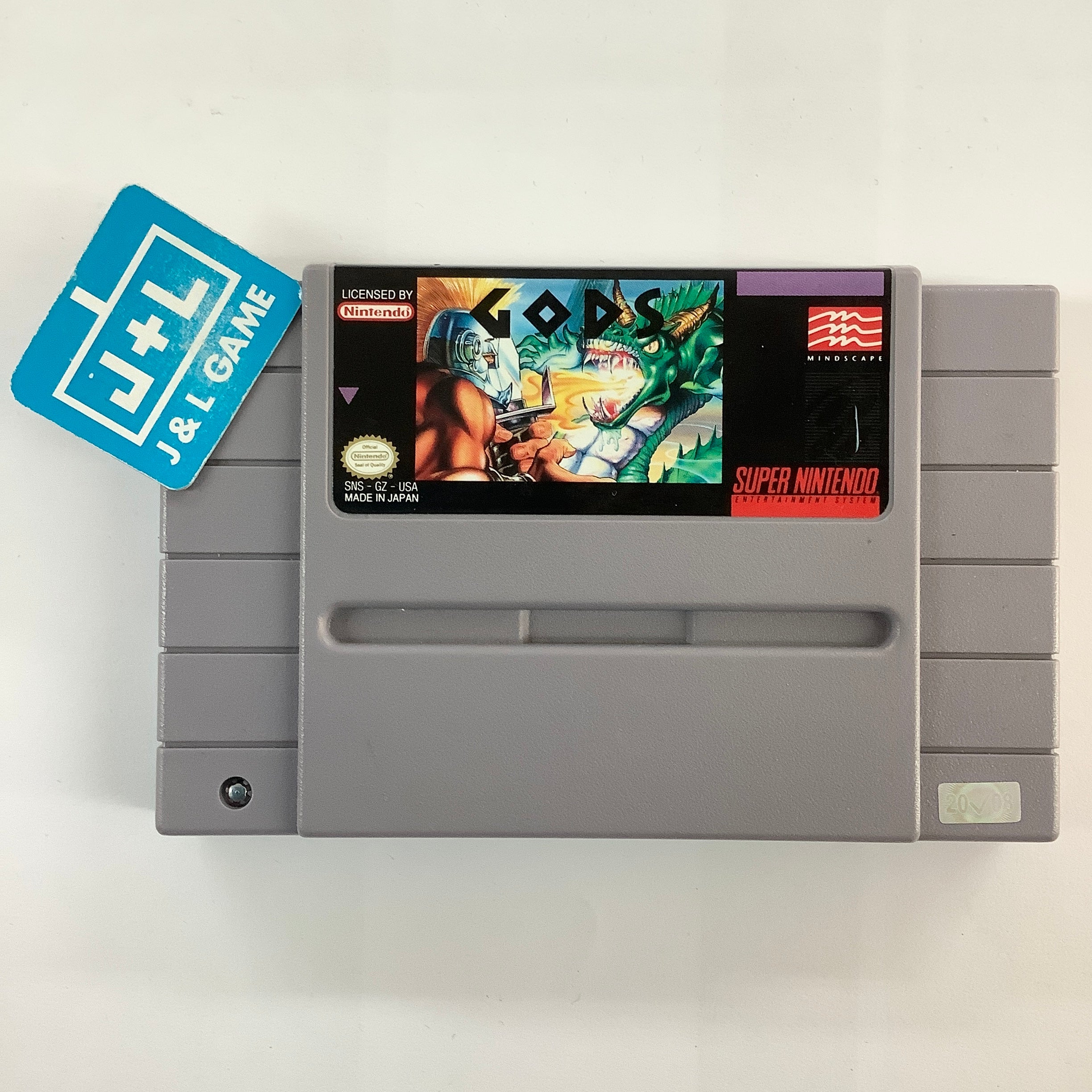 専門店では Nintendo Super (SNES) - Gods [Pre-Owned] Game J&L | アクション