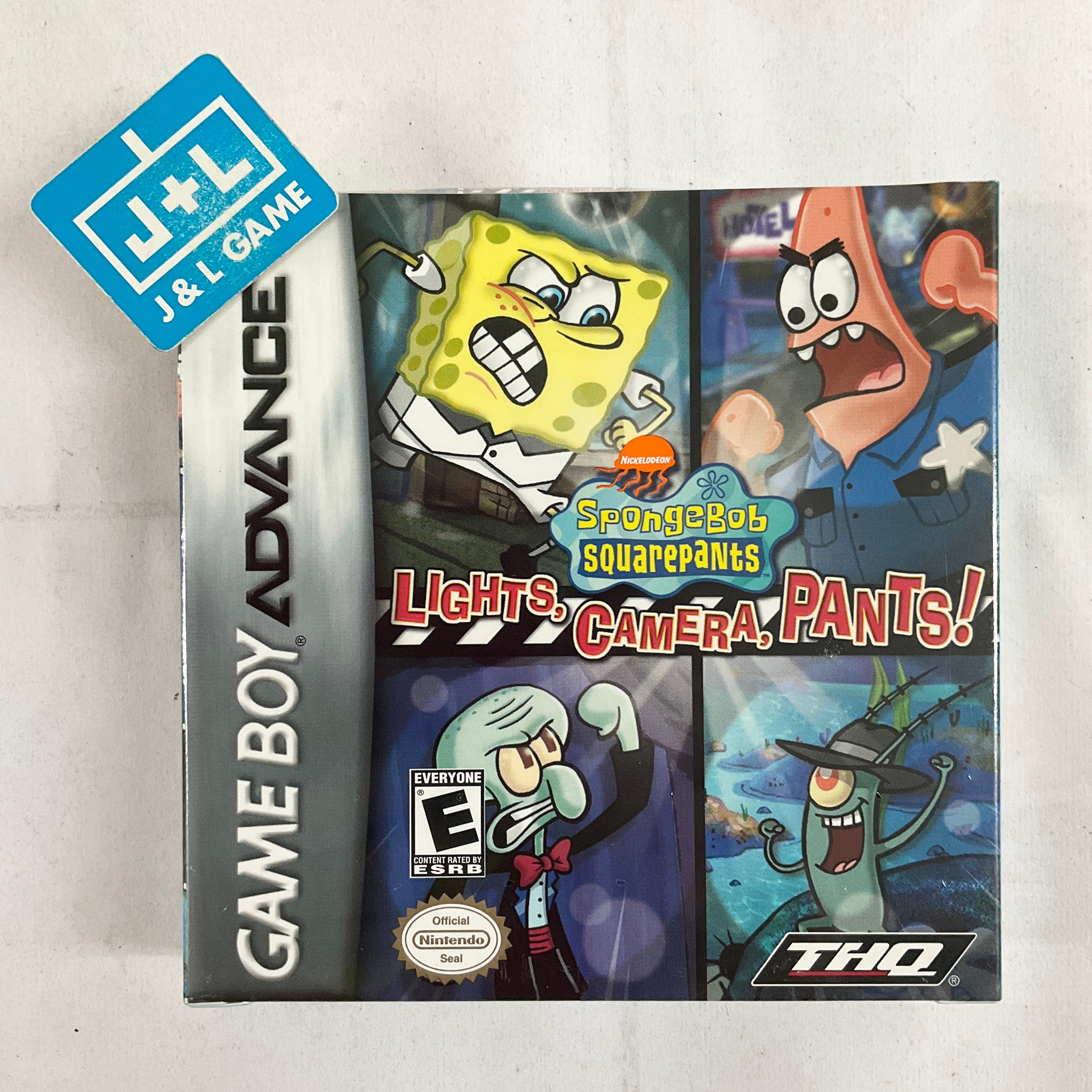 SpongeBob SquarePants: Lights, Camera, Pants! - (GBA) Game Boy Advance Video Games THQ   