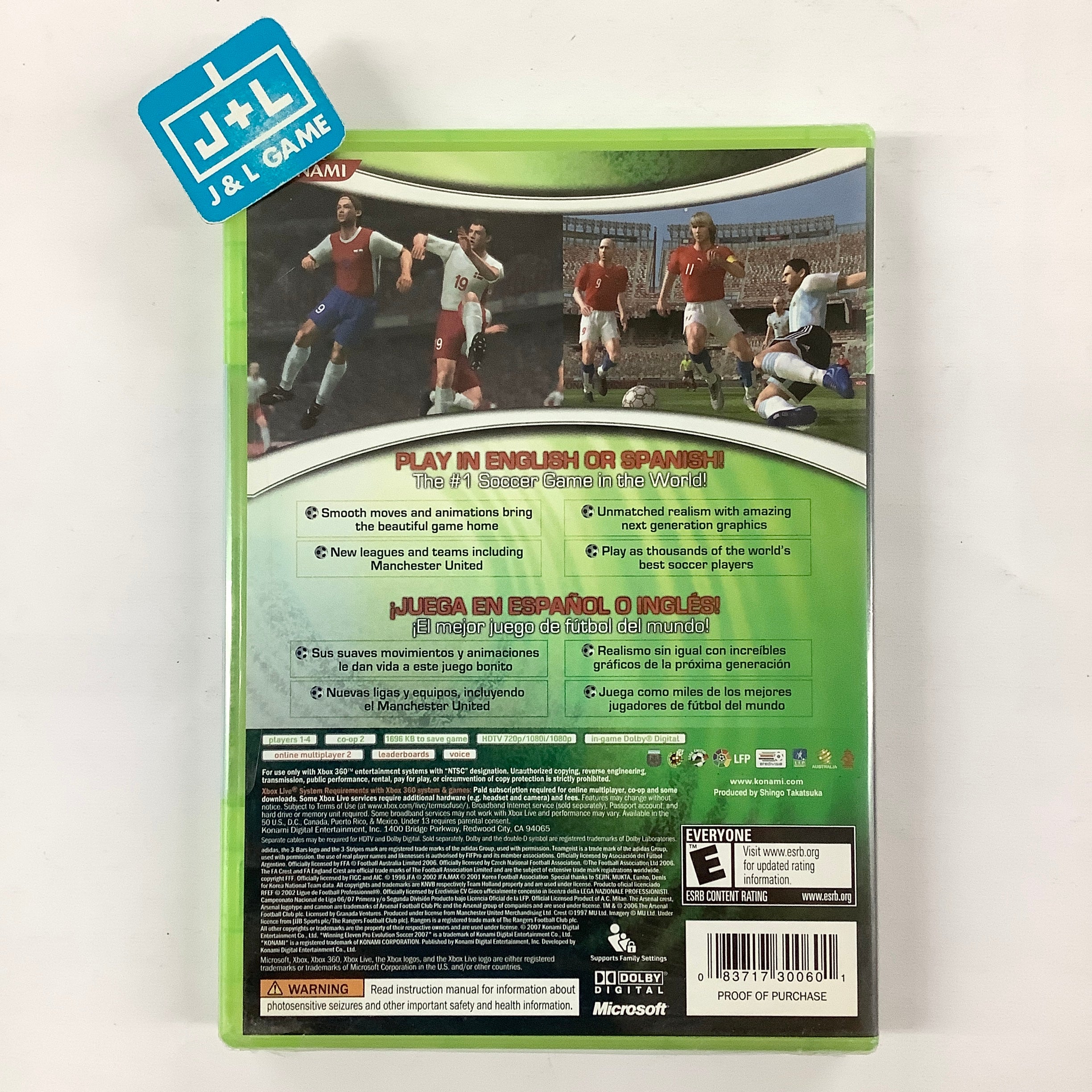 Winning Eleven: Pro Evolution Soccer 2007 - Xbox 360 Video Games Konami   