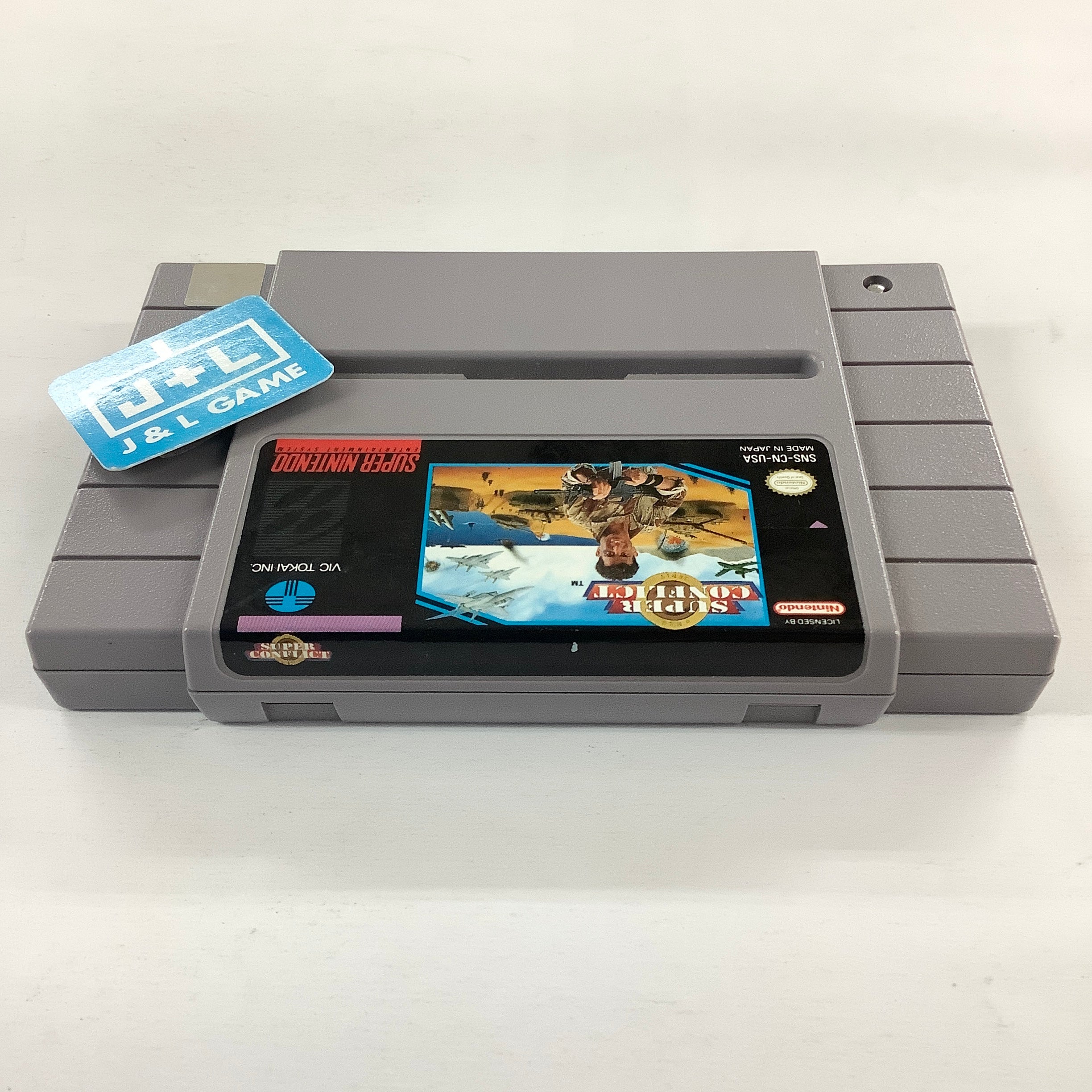 Super Conflict - (SNES) Super Nintendo [Pre-Owned] Video Games Vic Tokai   