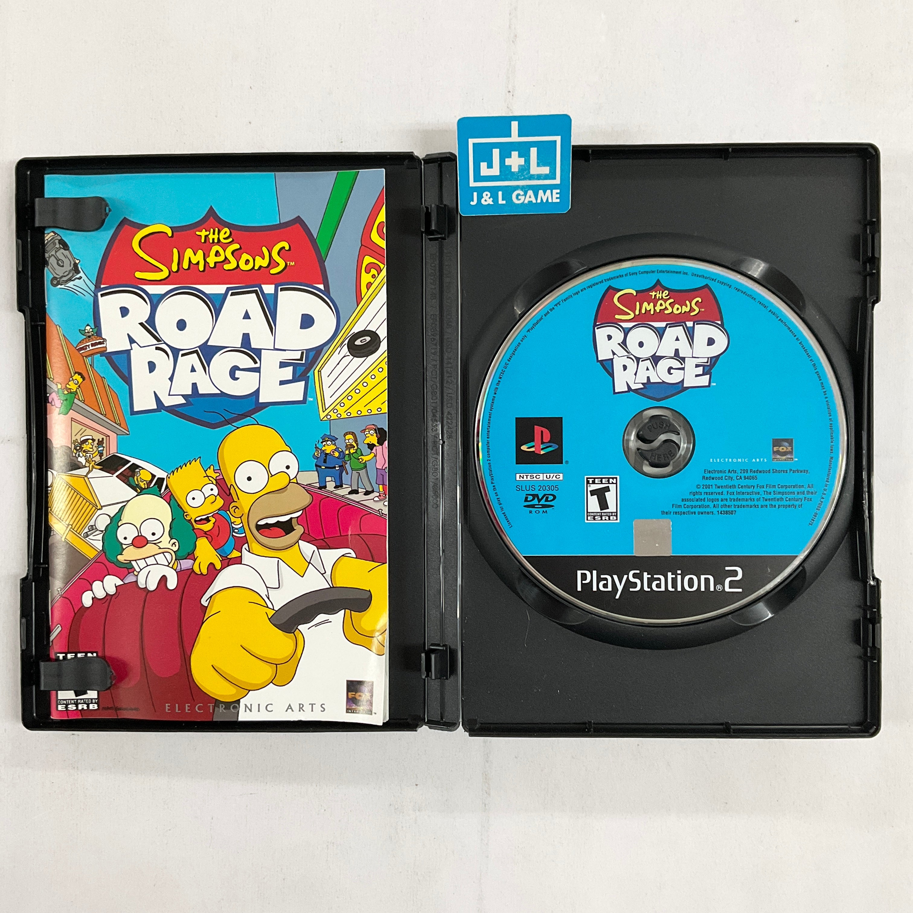 The Simpsons: Road Rage - (PS2) PlayStation 2 [Pre-Owned] Video Games Electronic Arts   