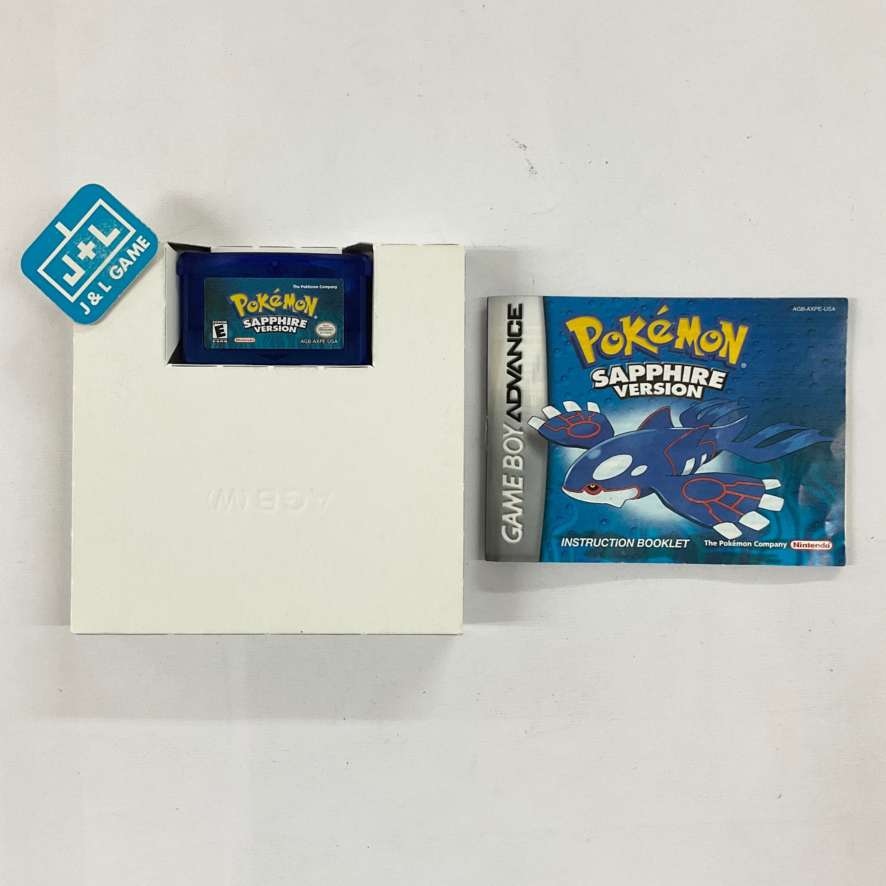 Pokemon Version Saphir Nintendo Game Boy Advance 100
