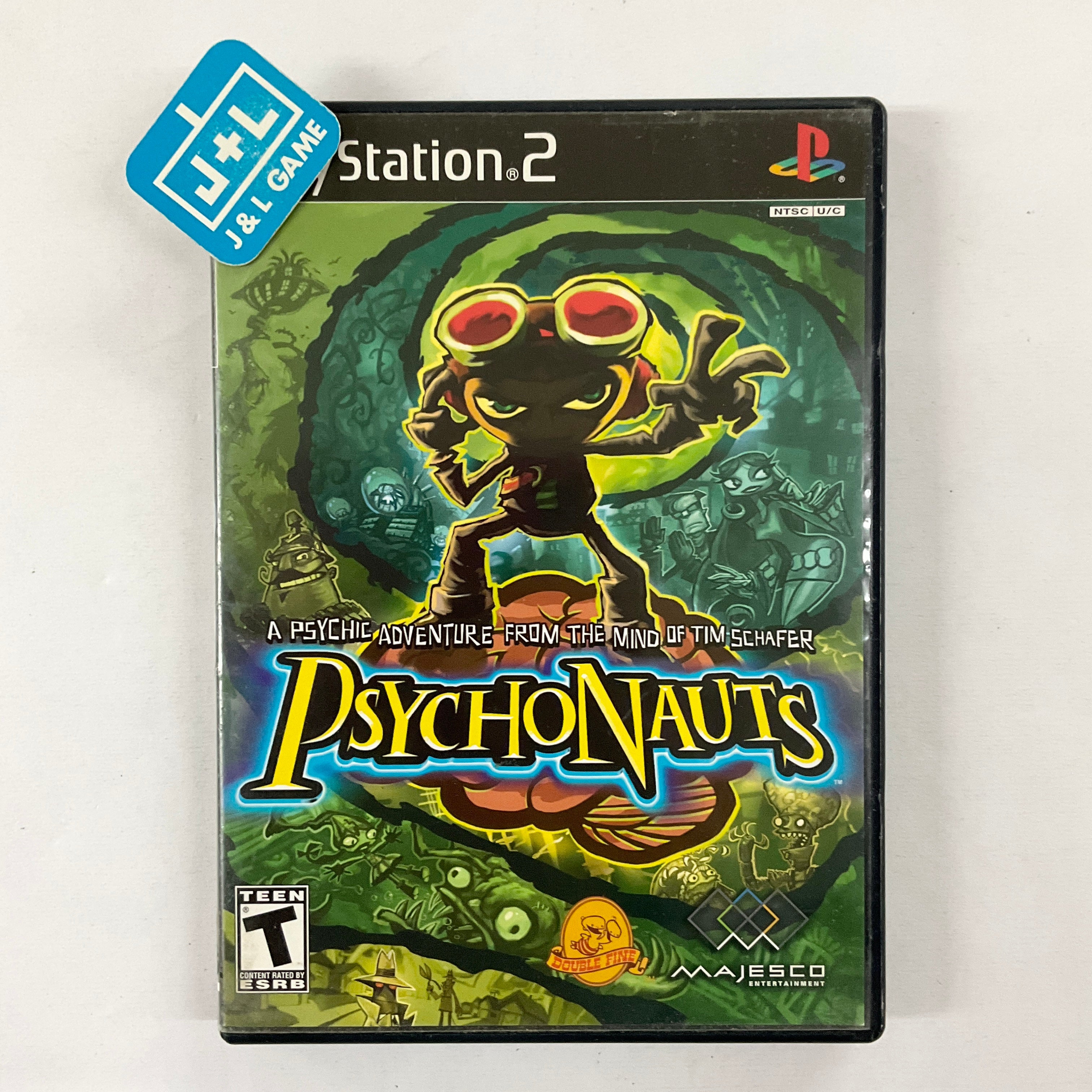 Psychonauts - (PS2) PlayStation 2 [Pre-Owned] Video Games Majesco   