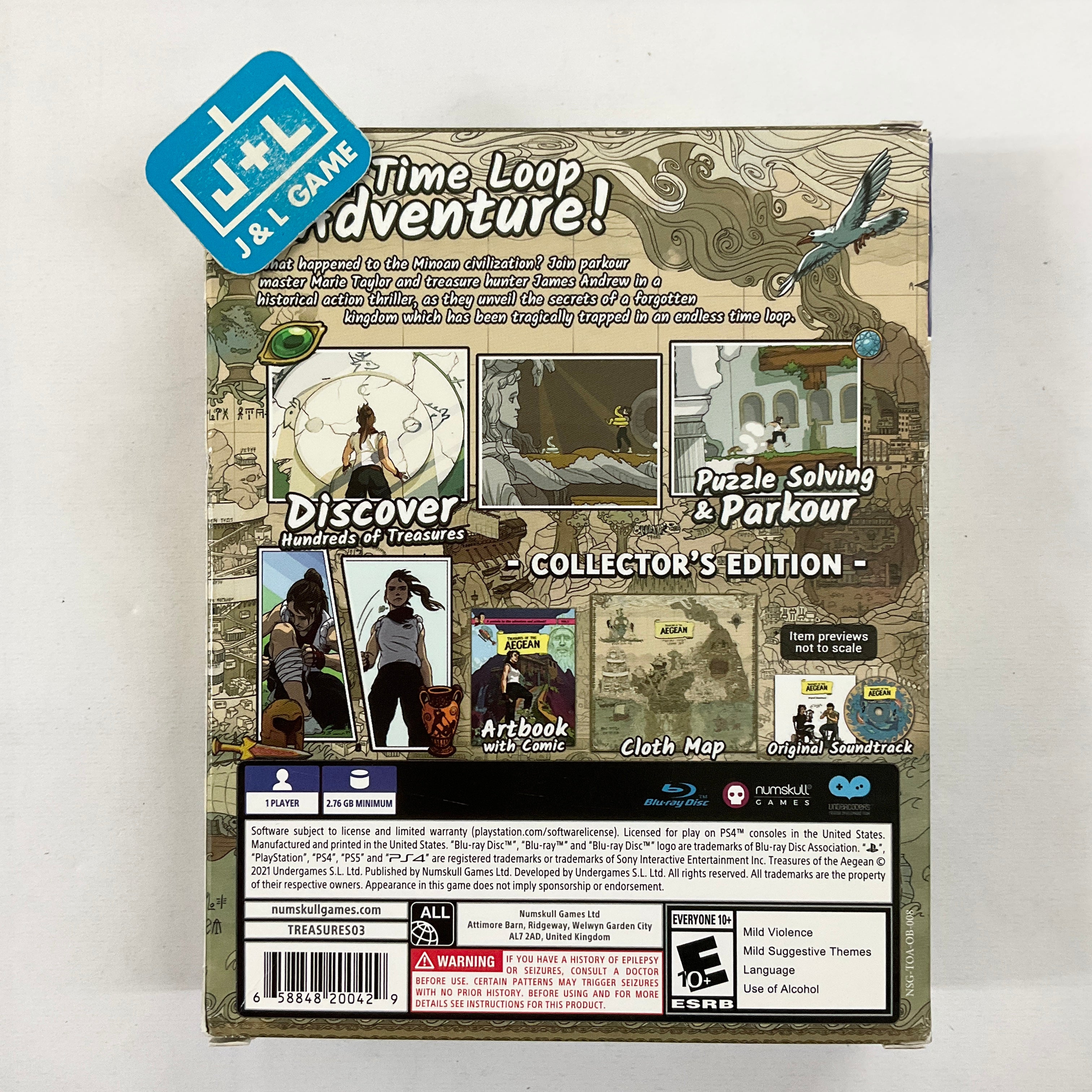Treasures of the Aegean (Collector's Edition) - (PS4) PlayStation 4 [Pre-Owned]
