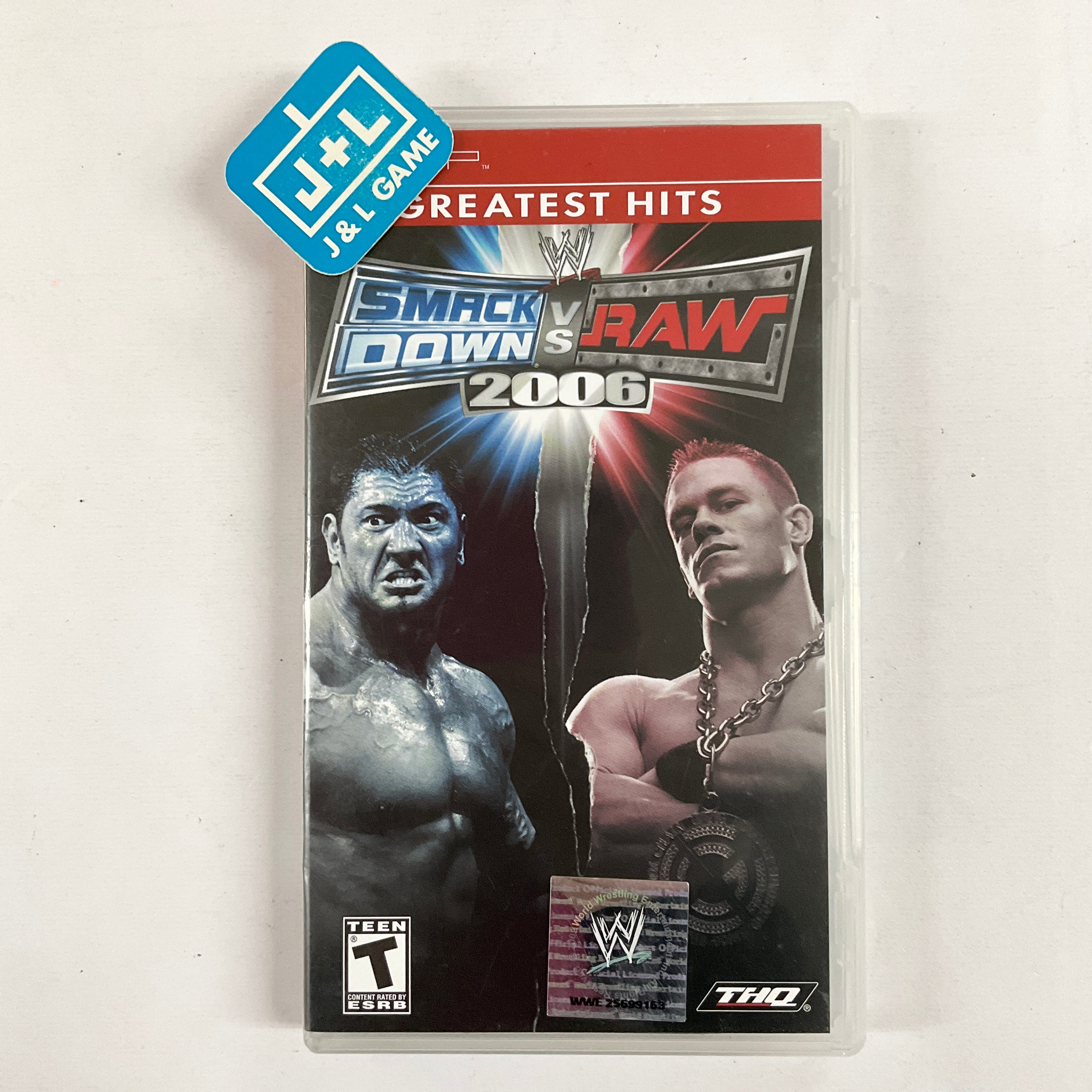 WWE SmackDown! vs. Raw 2006 (Greatest Hits) - PSP [Pre-Owned] Video Games THQ   