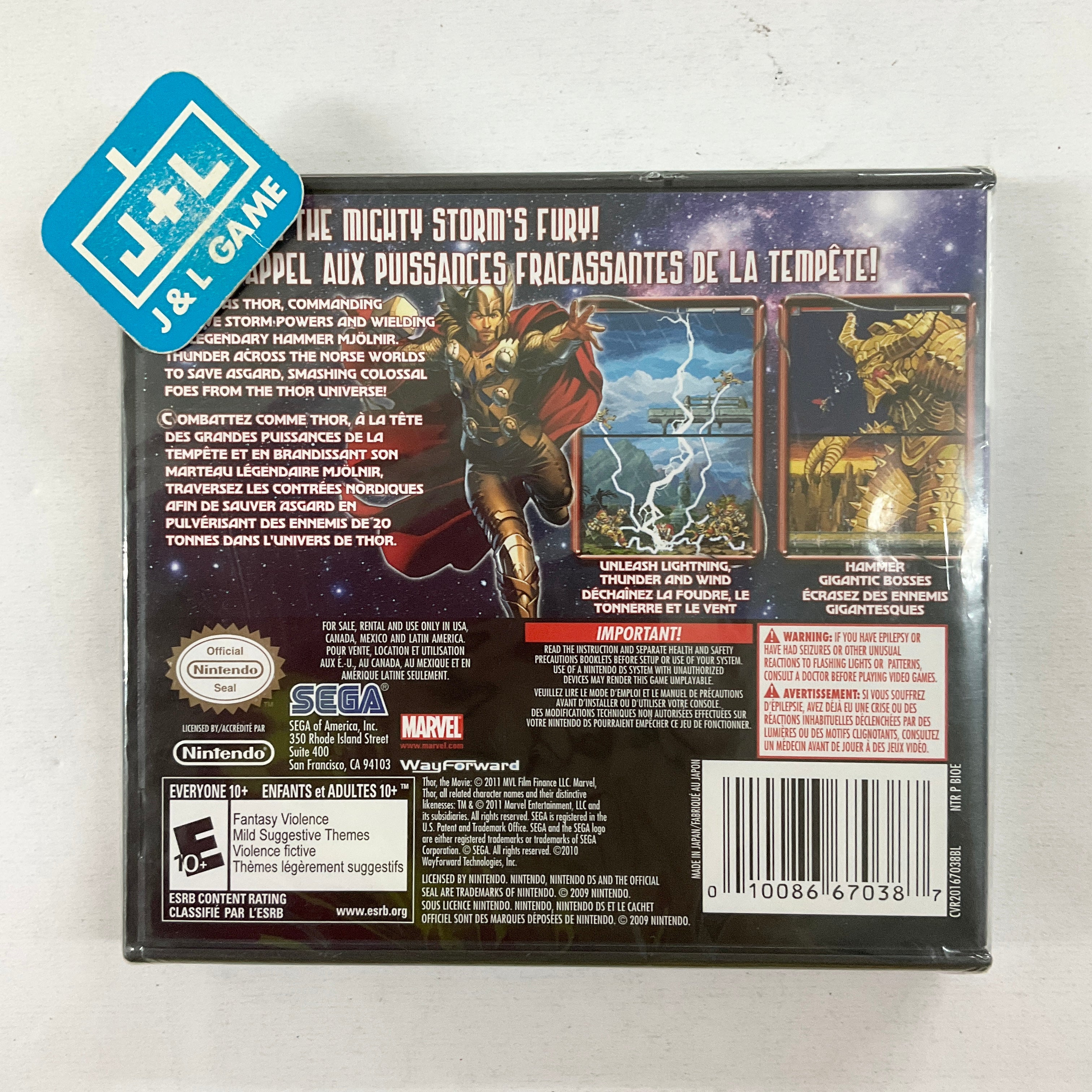 Thor: God of Thunder - (NDS) Nintendo DS | J&L Game