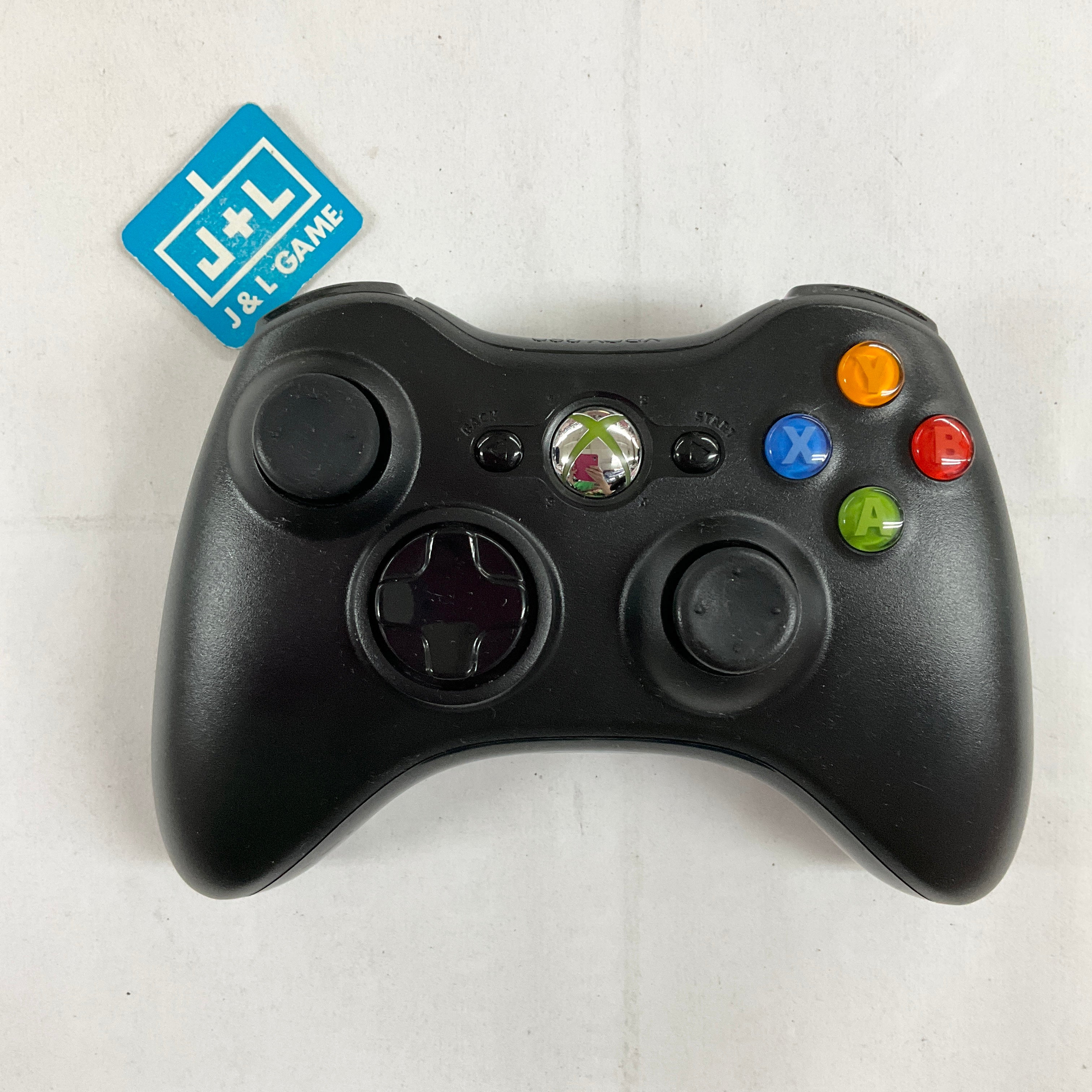 Microsoft Xbox 360 Wireless Controller (Black) - Xbox 360 [Pre-Owned] Accessories Microsoft   