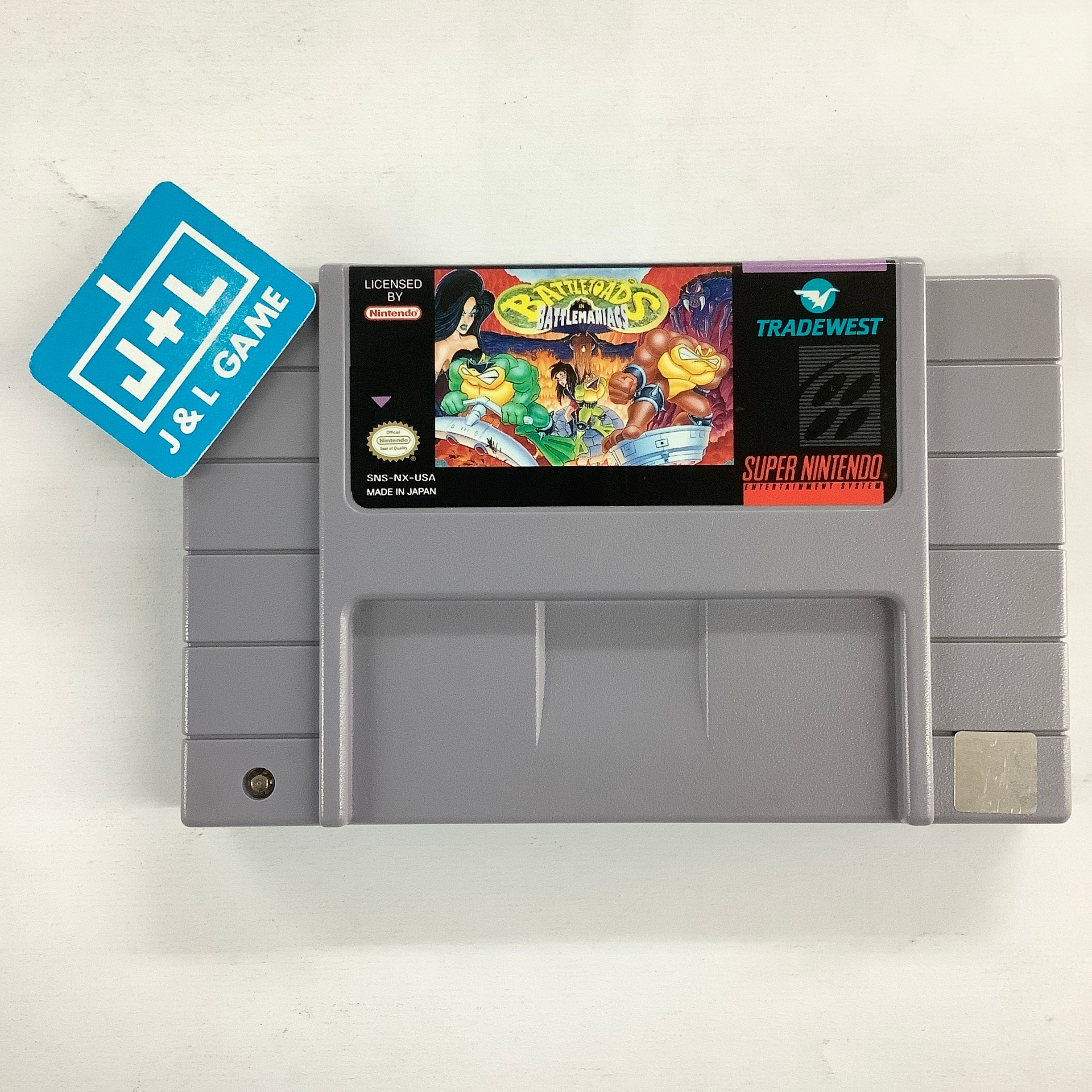 Battletoads in Battlemaniacs - (SNES) Super Nintendo [Pre-Owned] Video Games Tradewest   