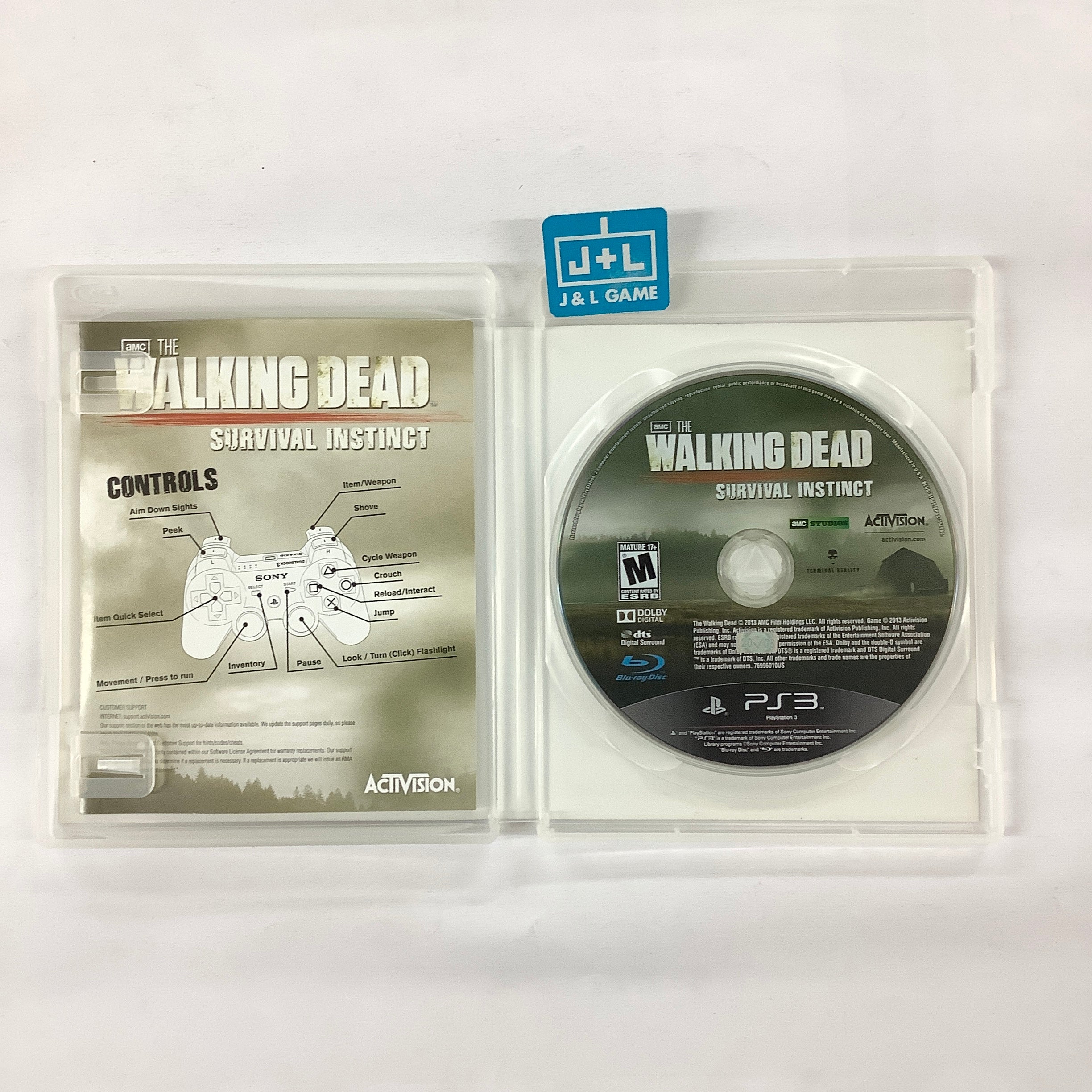 The Walking Dead: Survival Instinct - (PS3) PlayStation 3 [Pre-Owned] Video Games Activision   