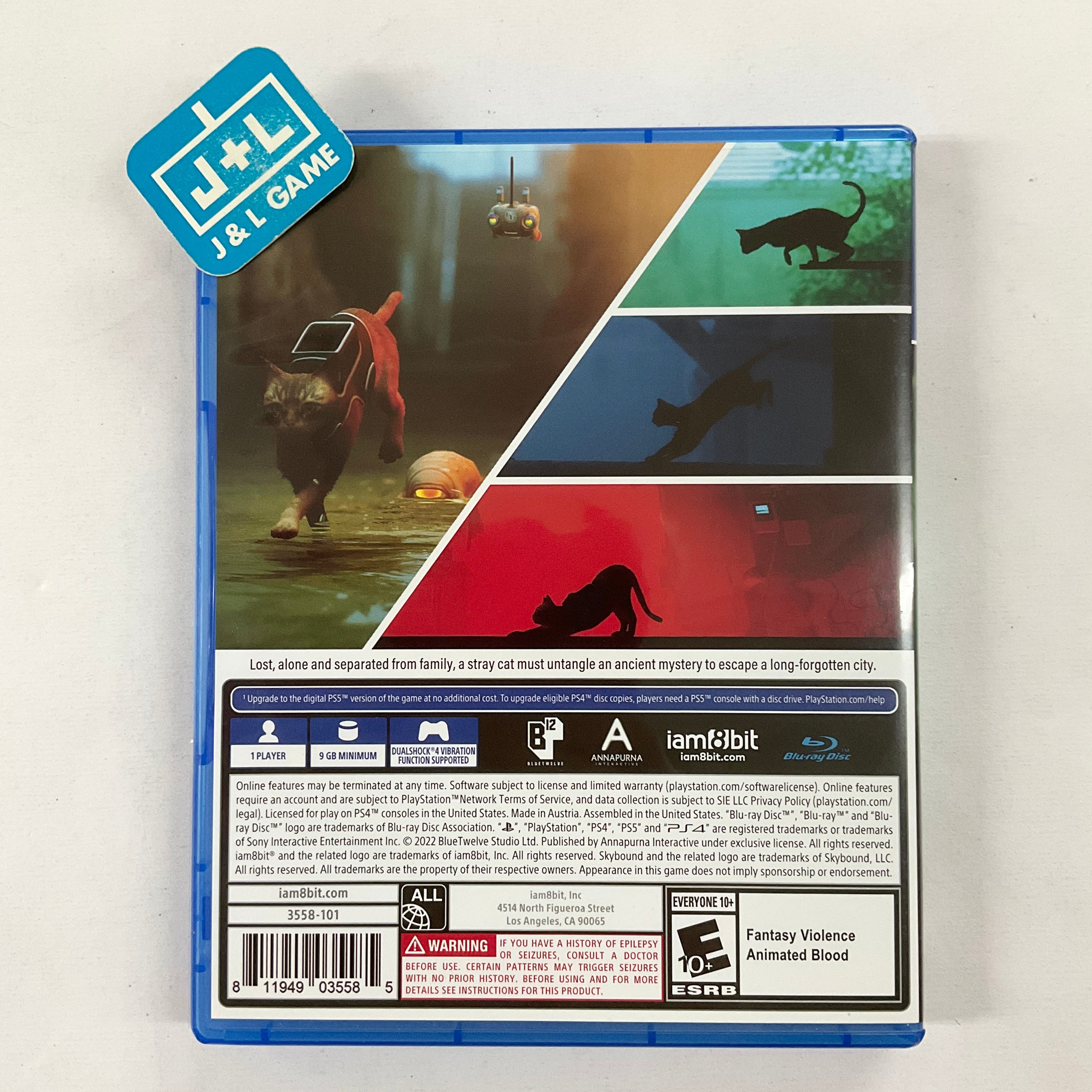 Stray - (PS4) PlayStation 4 [Pre-Owned] Video Games iam8bit   