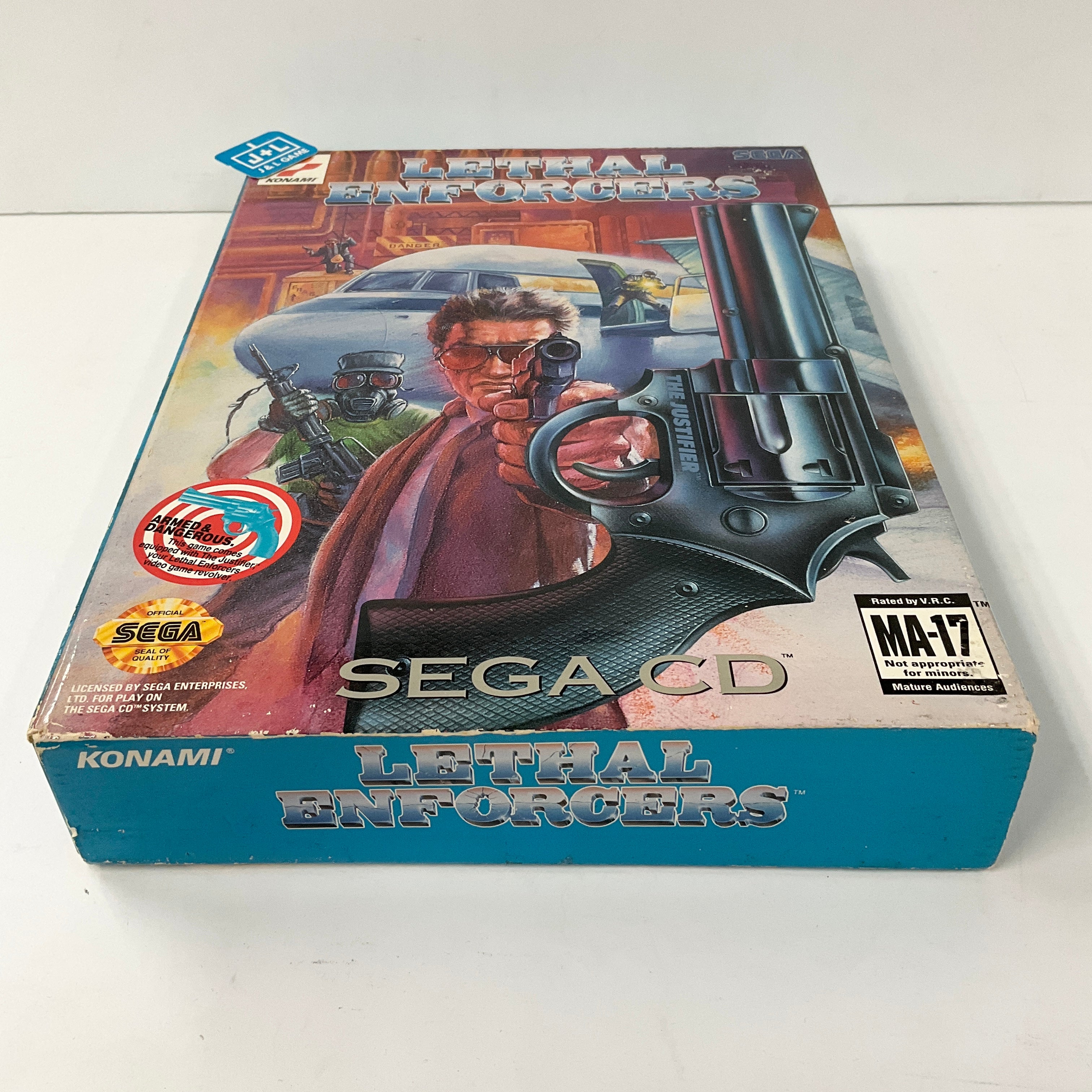 Lethal Enforcers - (SCD) SEGA CD [Pre-Owned] Video Games Konami   