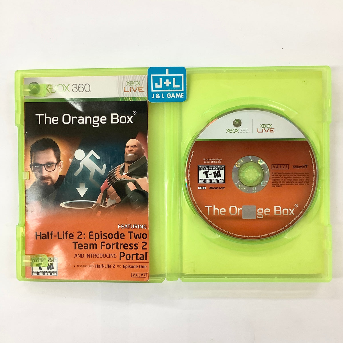 The Orange Box Xbox 360 [PreOwned] J&L Game