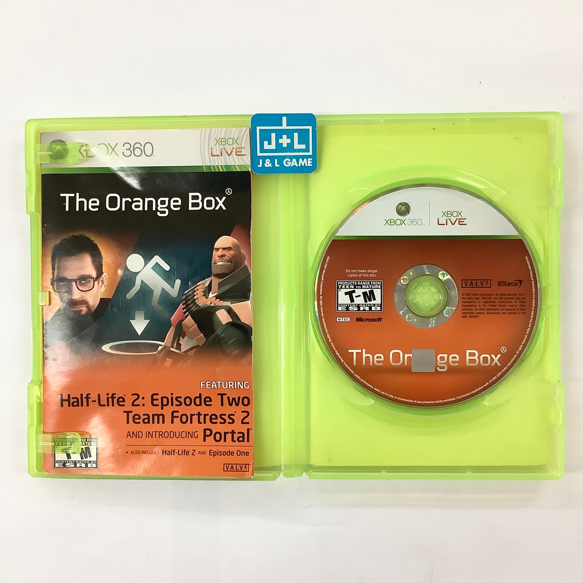 The Orange Box - Xbox 360 [Pre-Owned] Video Games EA Games   