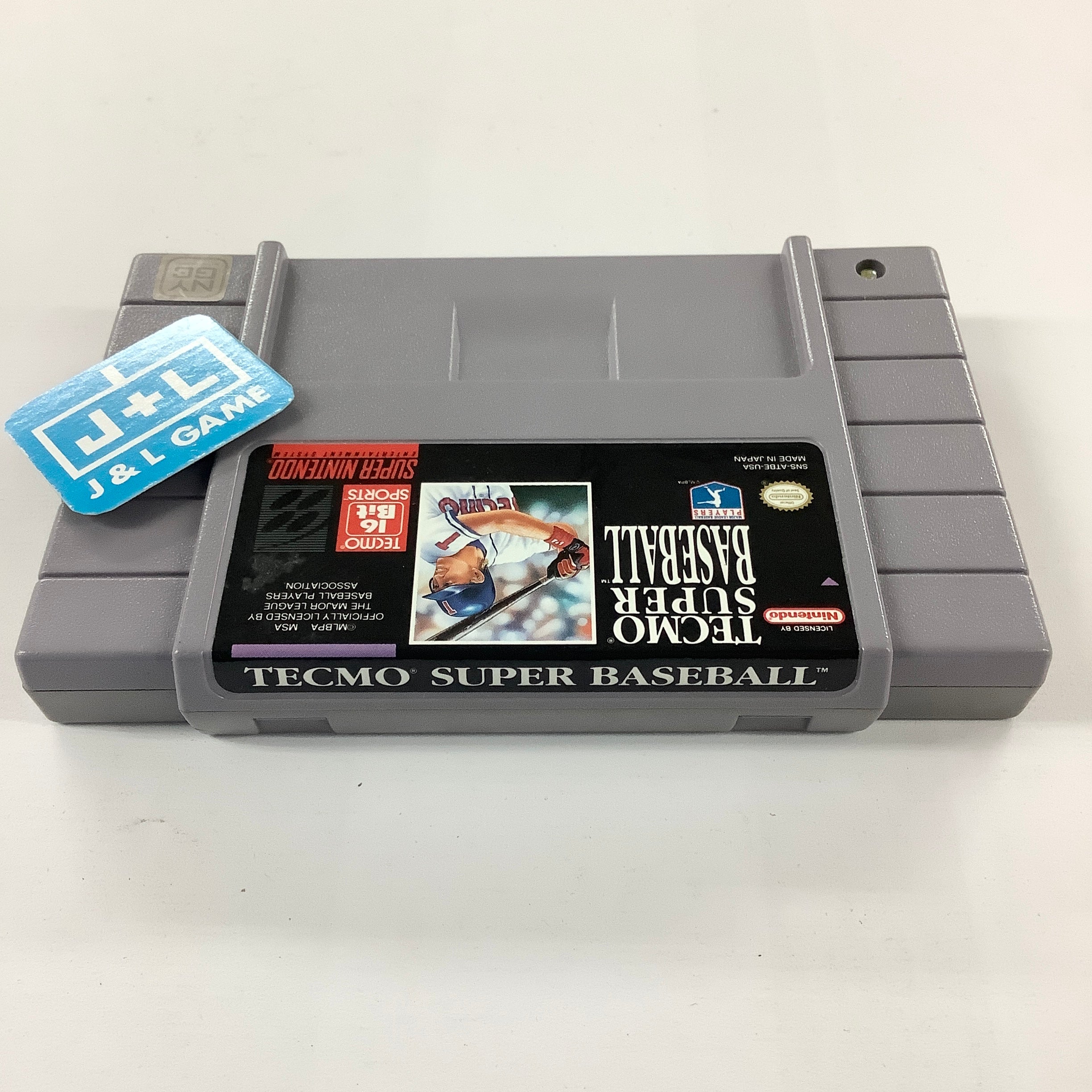 Tecmo Super Baseball - (SNES) Super Nintendo [Pre-Owned] Video Games Tecmo   