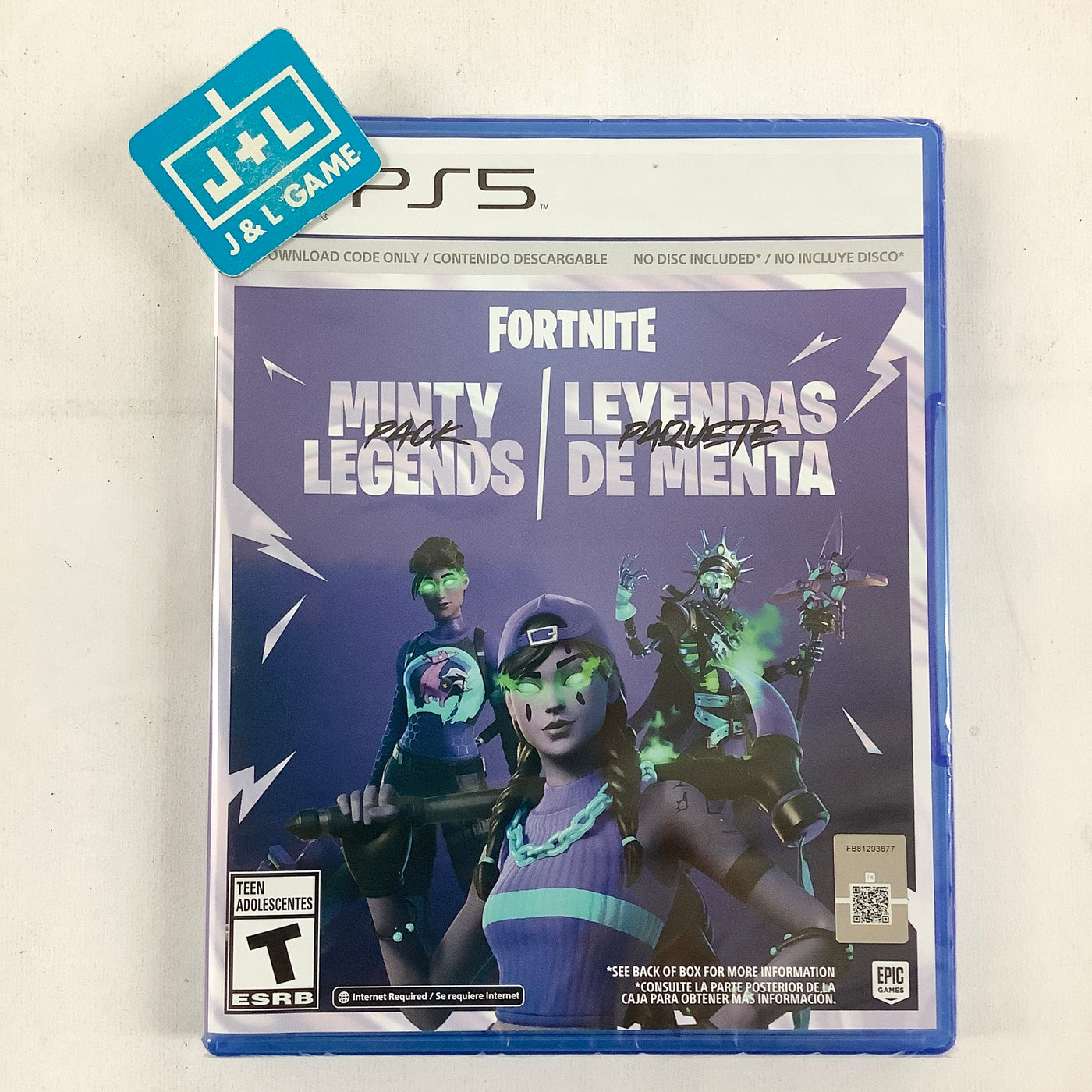 Epic Games Fortnite: Minty Legends Pack For Sony Playstation Ps5 New